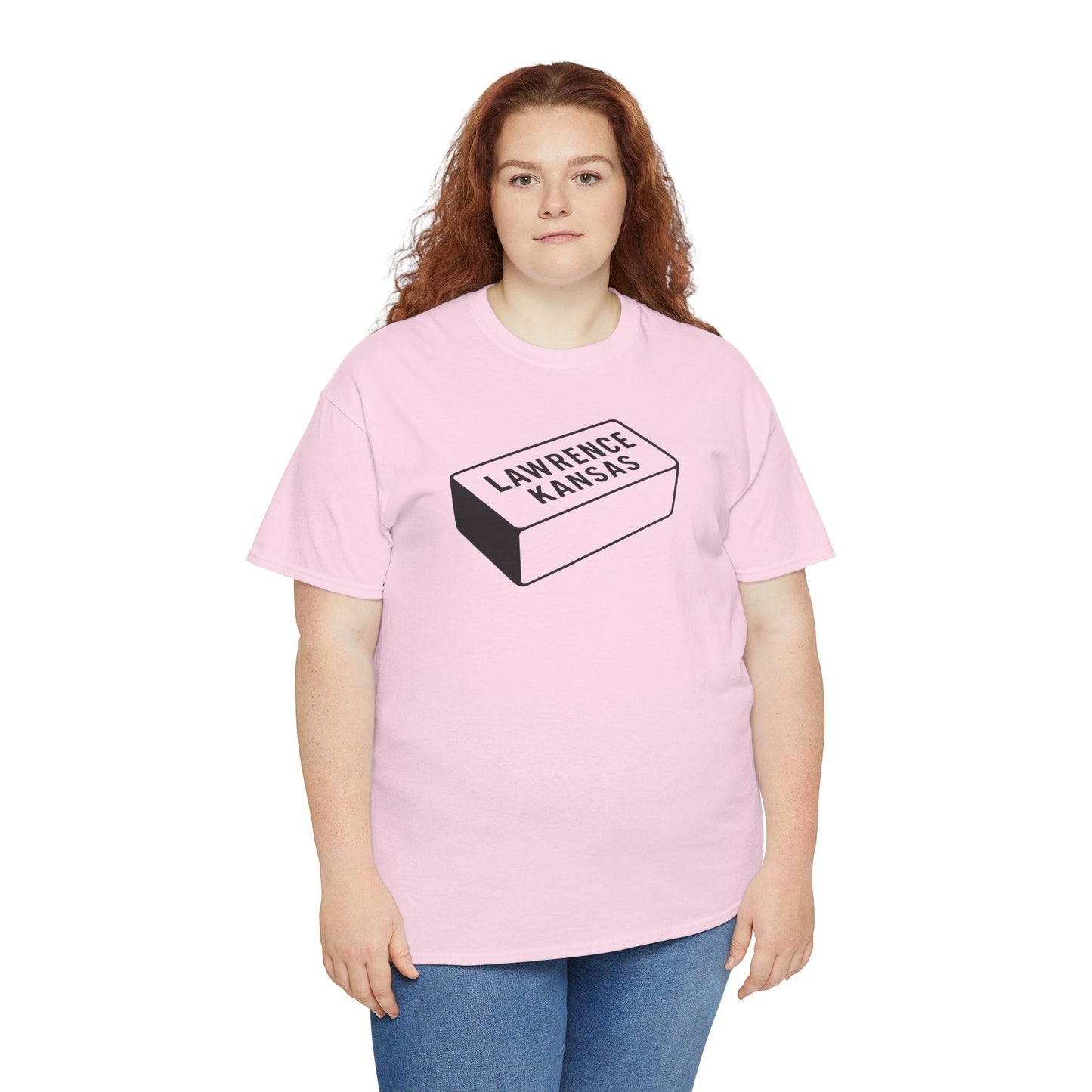 Lawrence Kansas Brick Tee - Small Logo