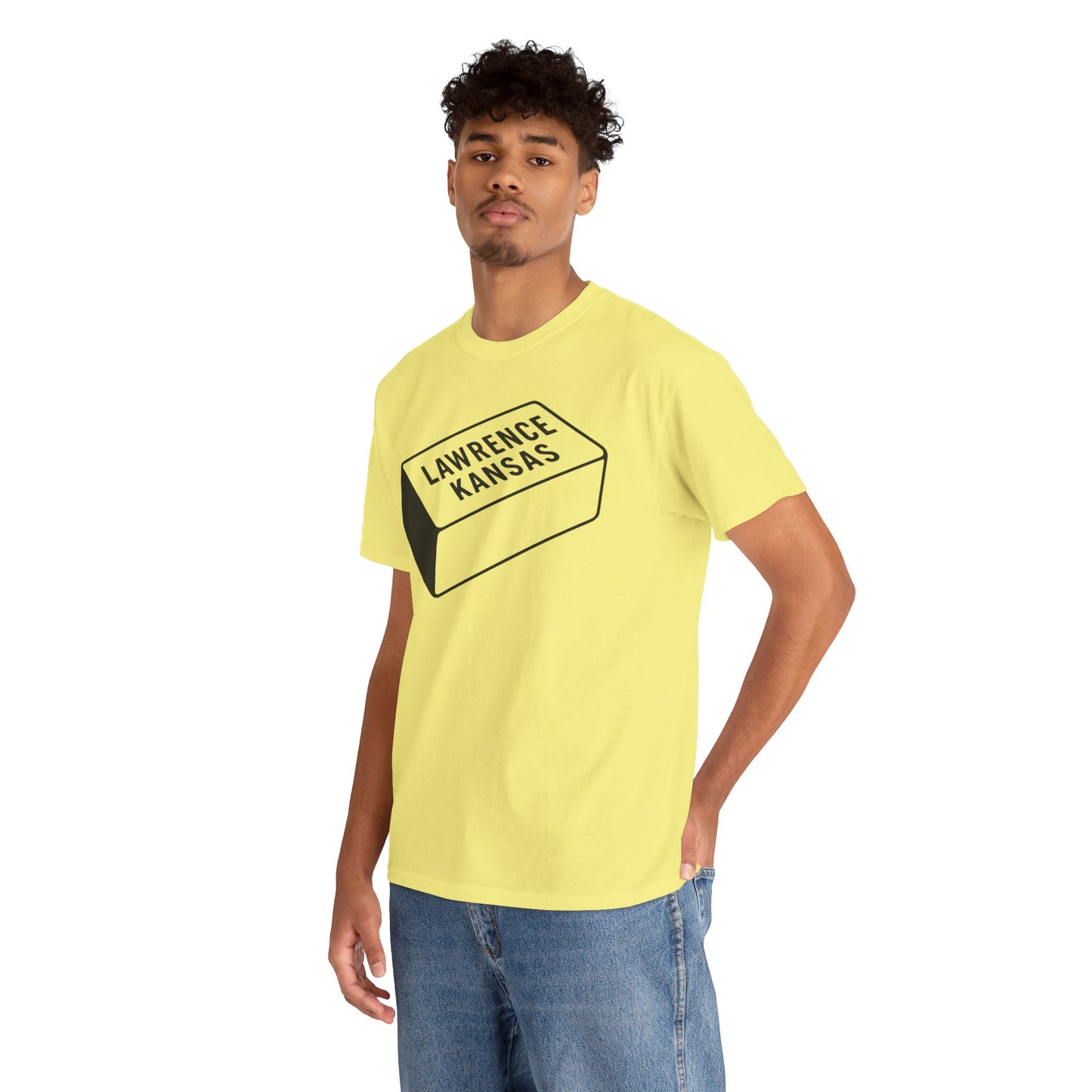 Lawrence Kansas Brick Tee - Large Logo
