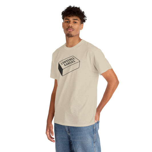 Lawrence Kansas Brick Tee - Small Logo