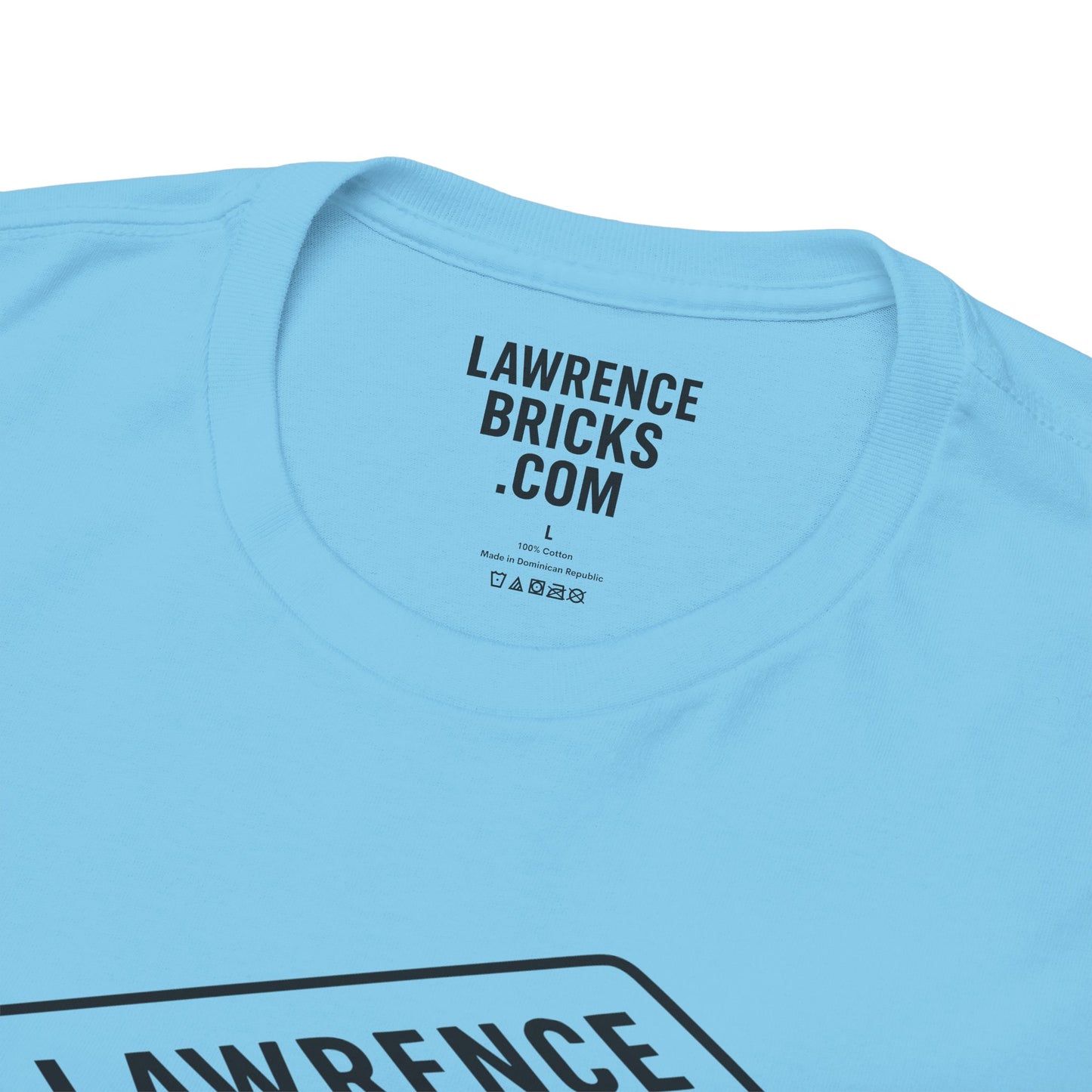 Lawrence Kansas Brick Tee - Small Logo