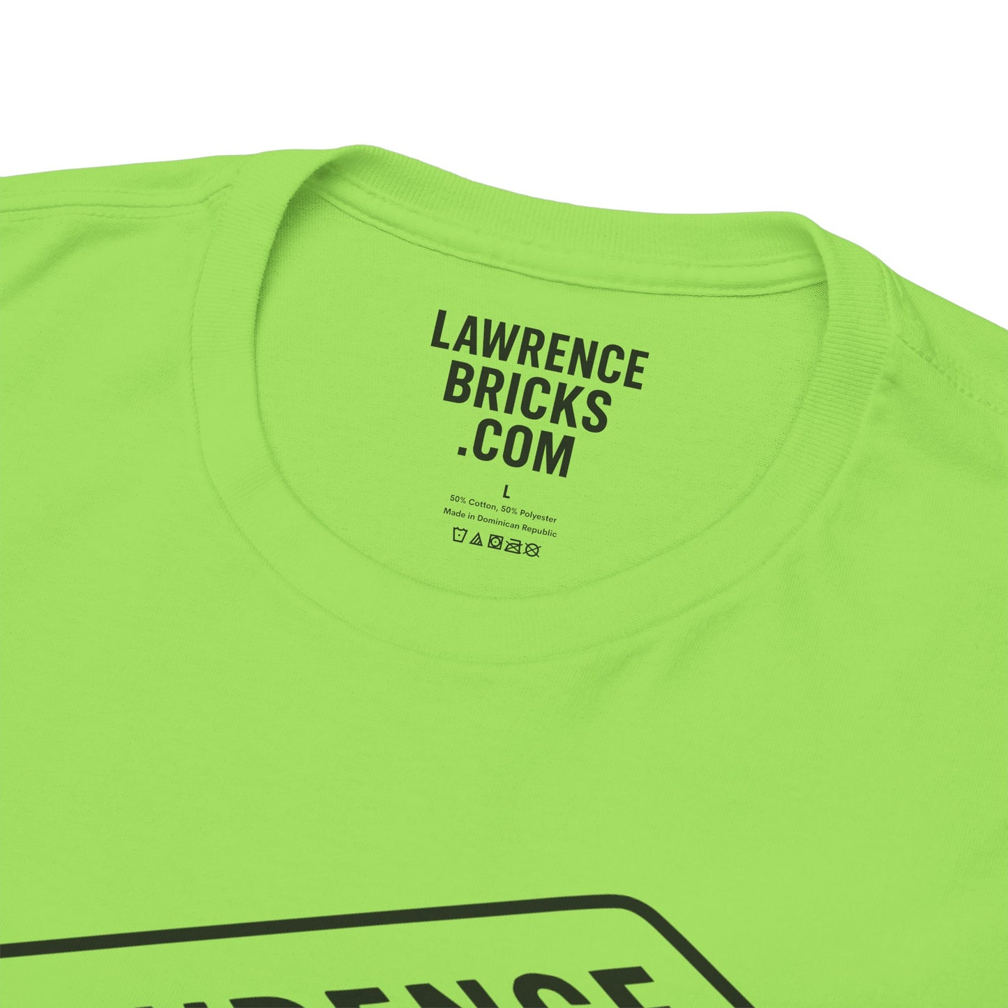 Lawrence Kansas Brick Tee - Large Logo