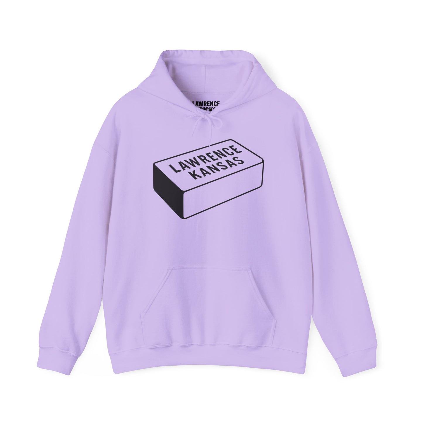 Lawrence Kansas Hoodie - Large Logo