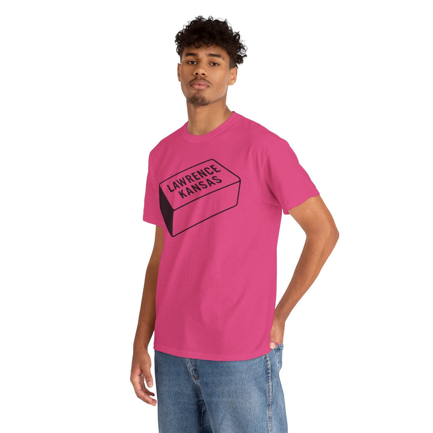 Lawrence Kansas Brick Tee - Large Logo