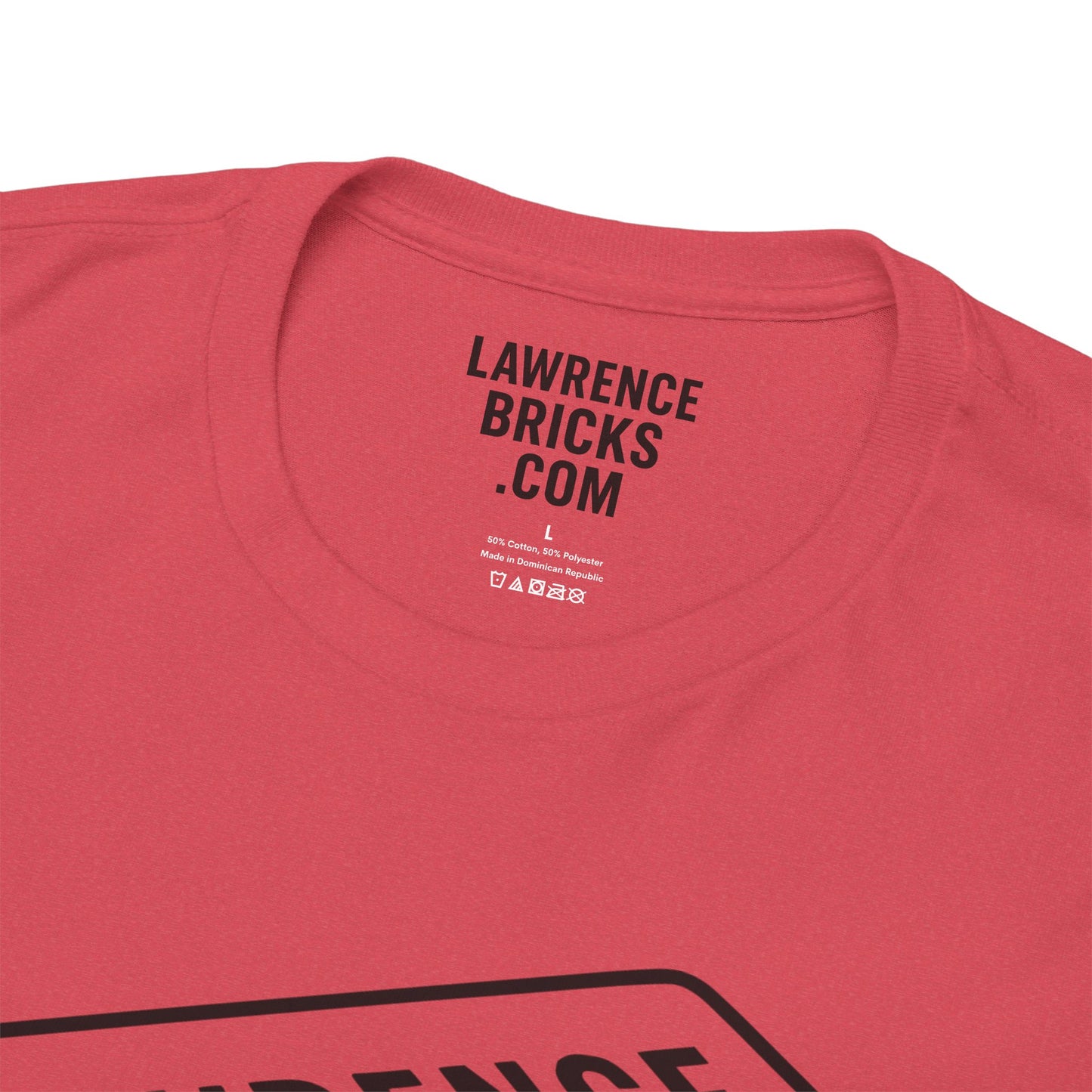 Lawrence Kansas Brick Tee - Large Logo