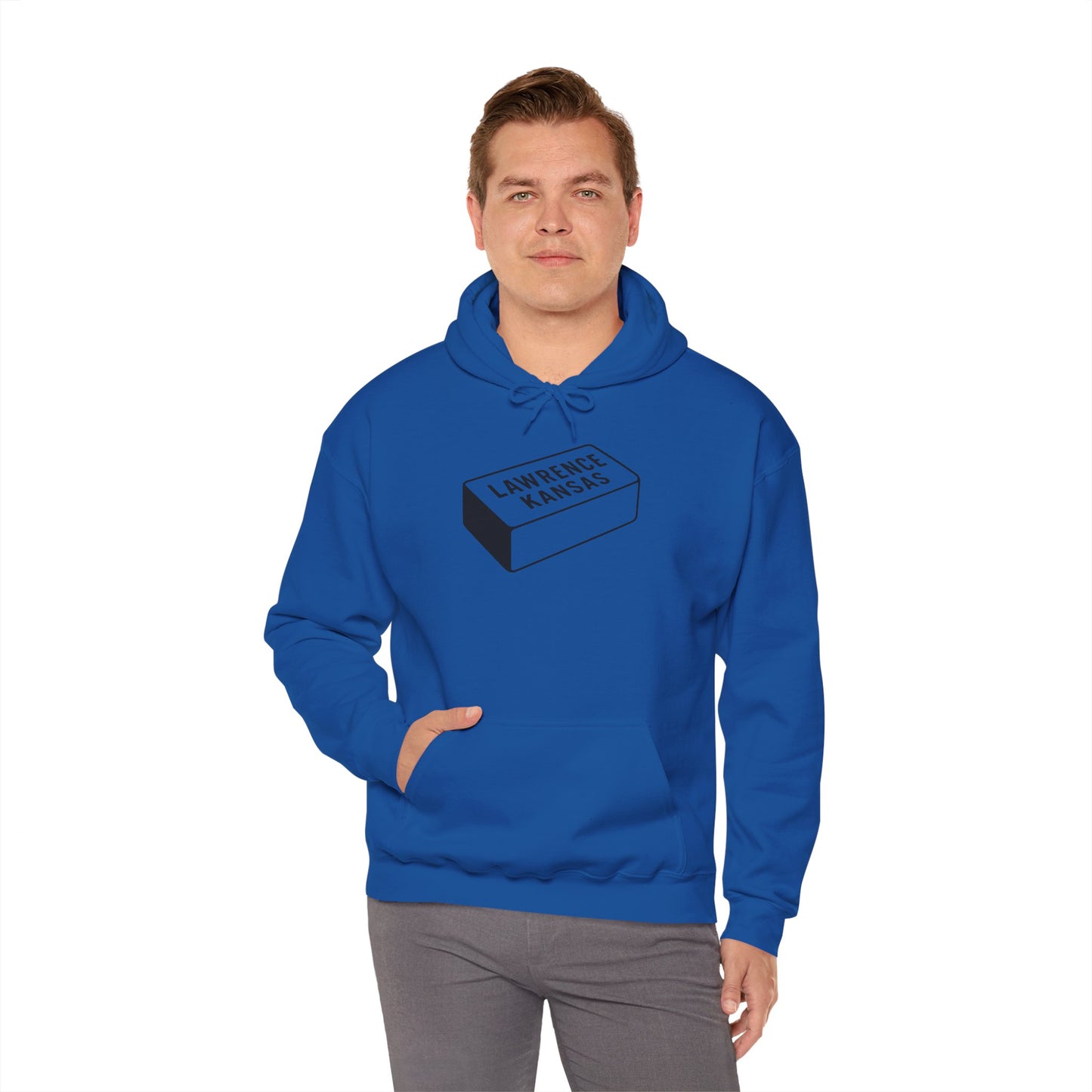 Lawrence Kansas Hoodie - Small Logo