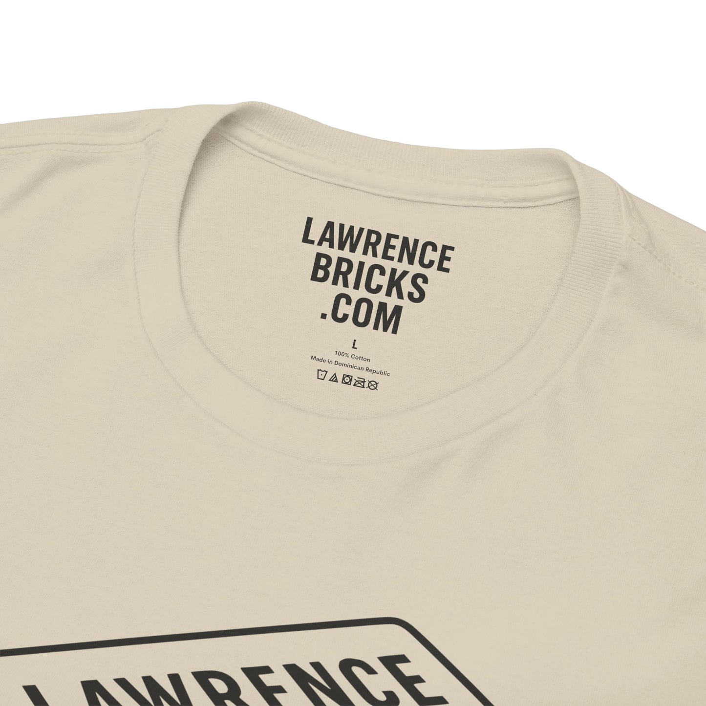 Lawrence Kansas Brick Tee - Small Logo