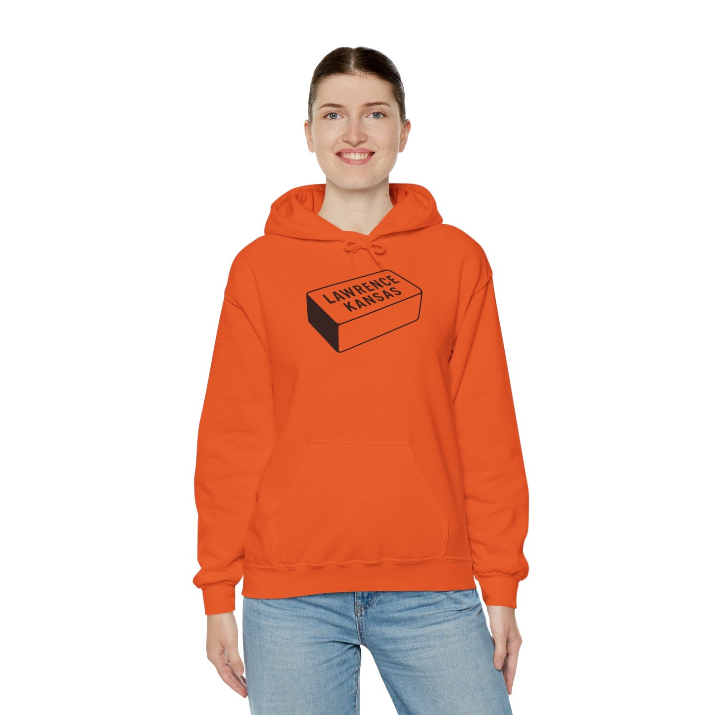 Lawrence Kansas Hoodie - Small Logo