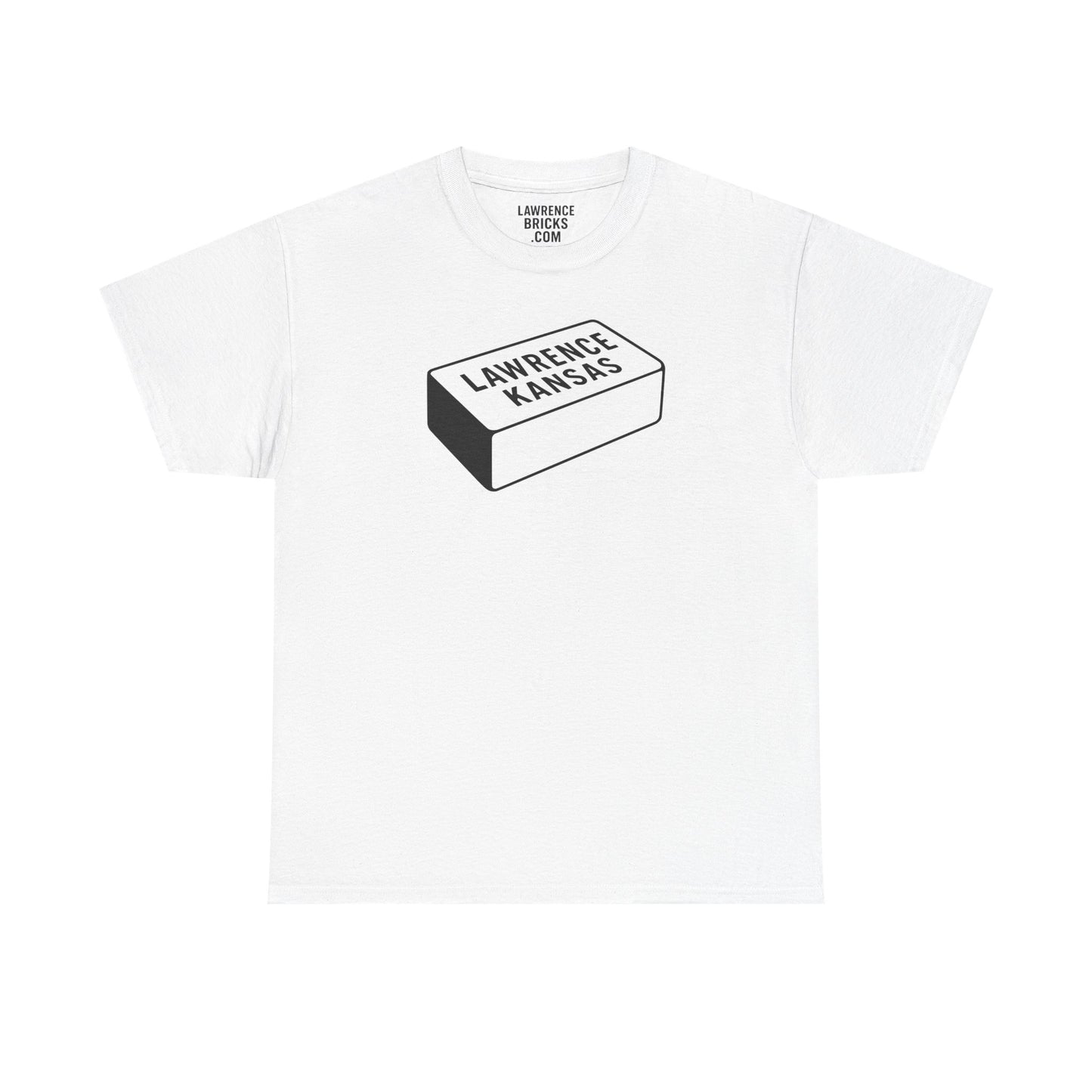 Lawrence Kansas Brick Tee - Small Logo