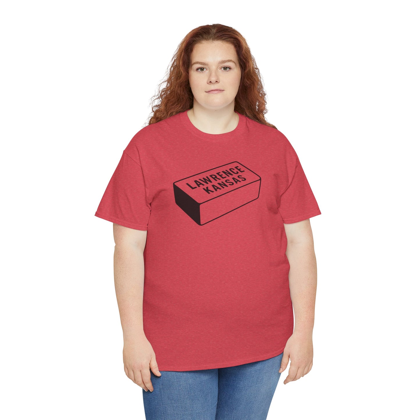 Lawrence Kansas Brick Tee - Small Logo