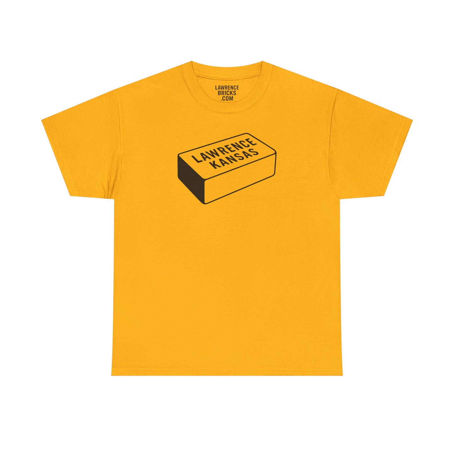 Lawrence Kansas Brick Tee - Small Logo