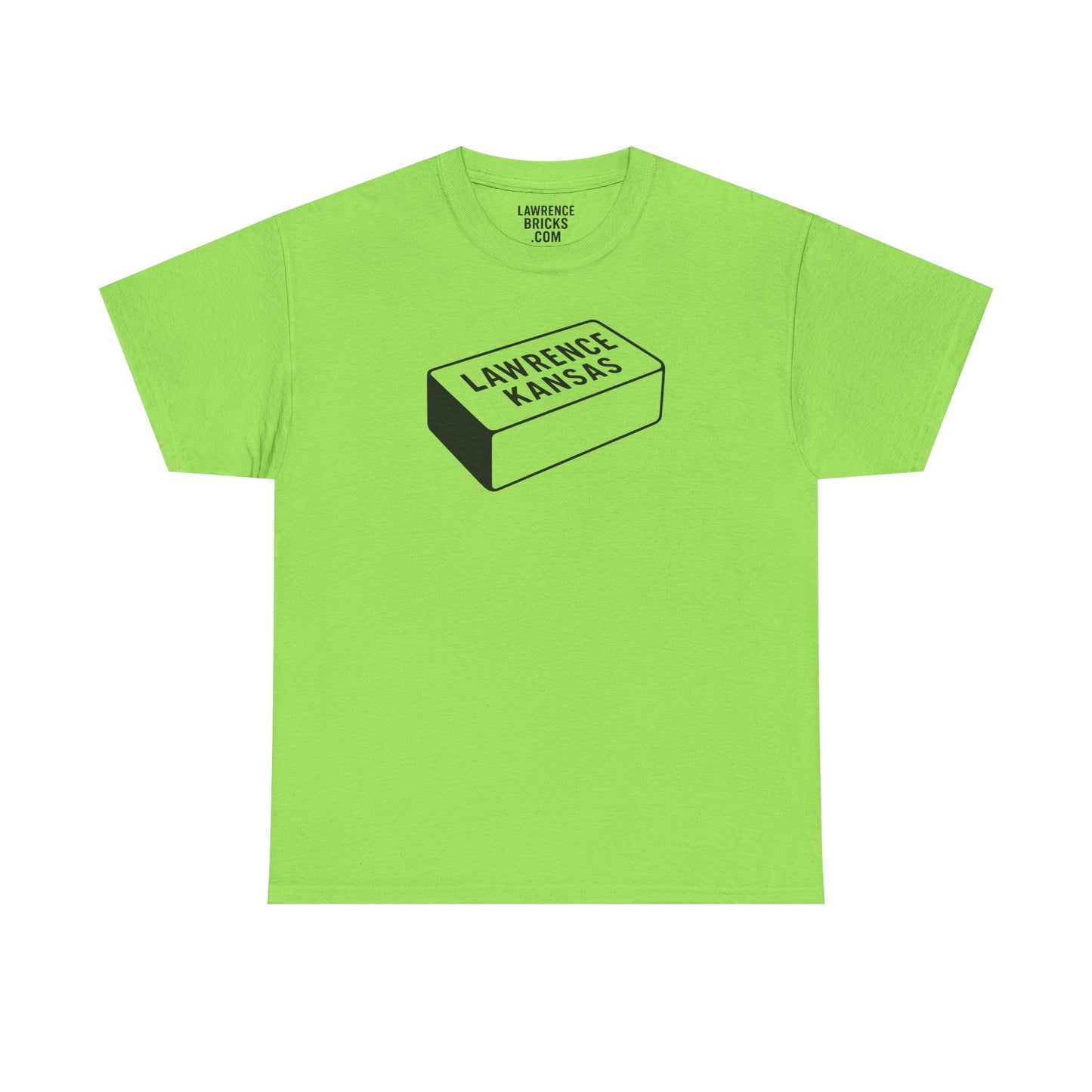 Lawrence Kansas Brick Tee - Small Logo