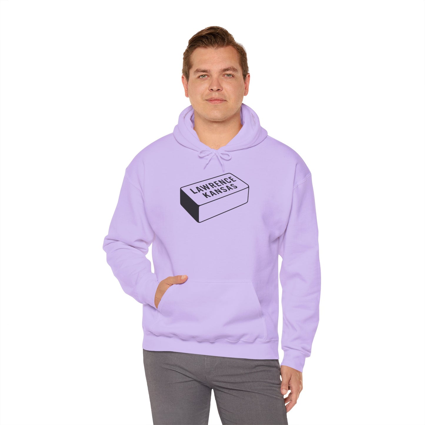 Lawrence Kansas Hoodie - Small Logo