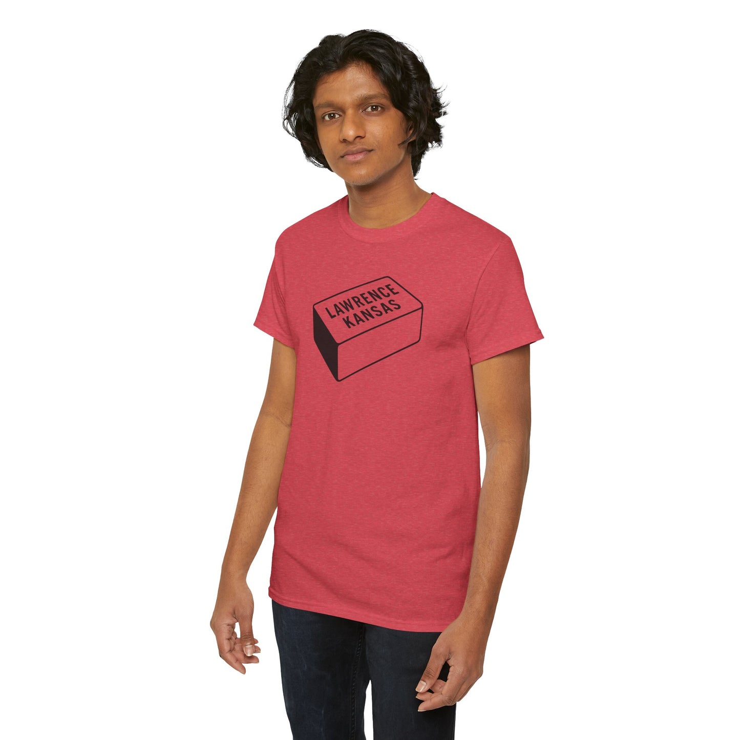 Lawrence Kansas Brick Tee - Small Logo