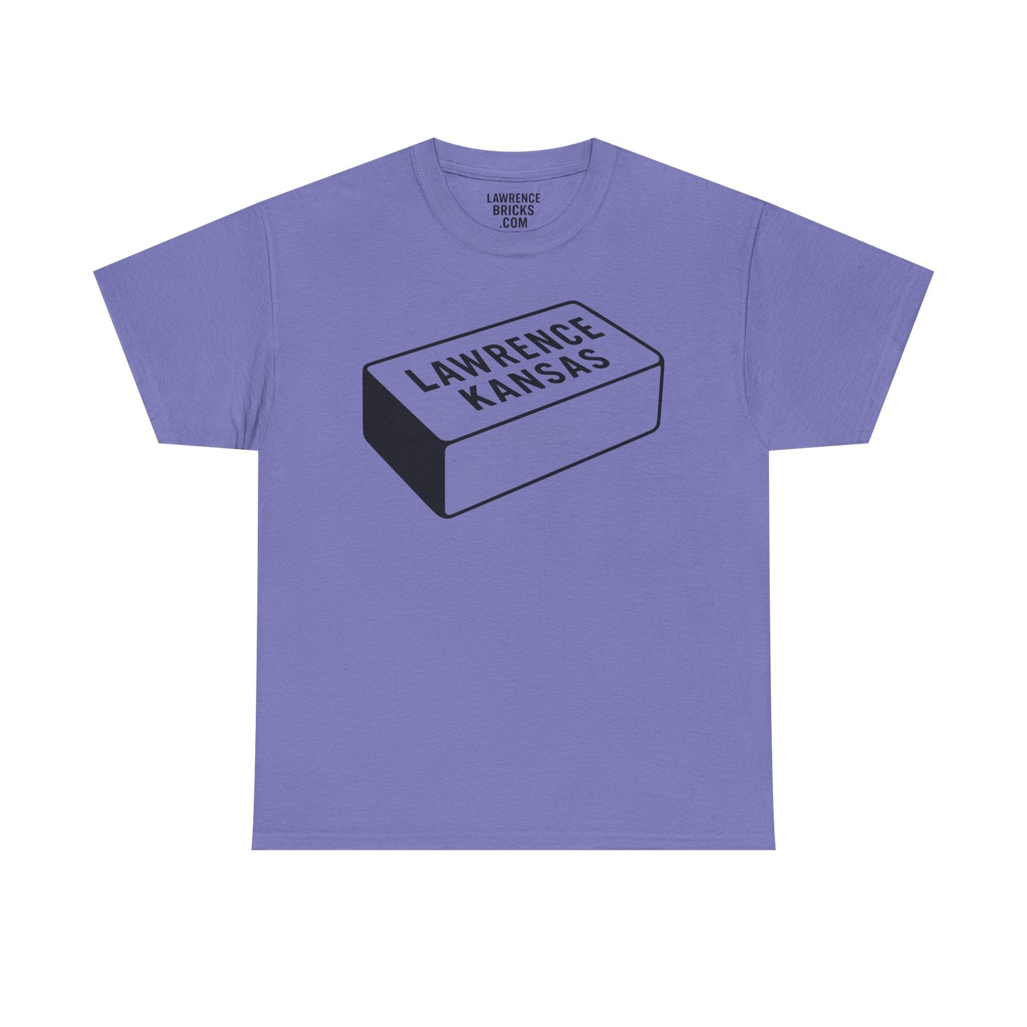Lawrence Kansas Brick Tee - Large Logo
