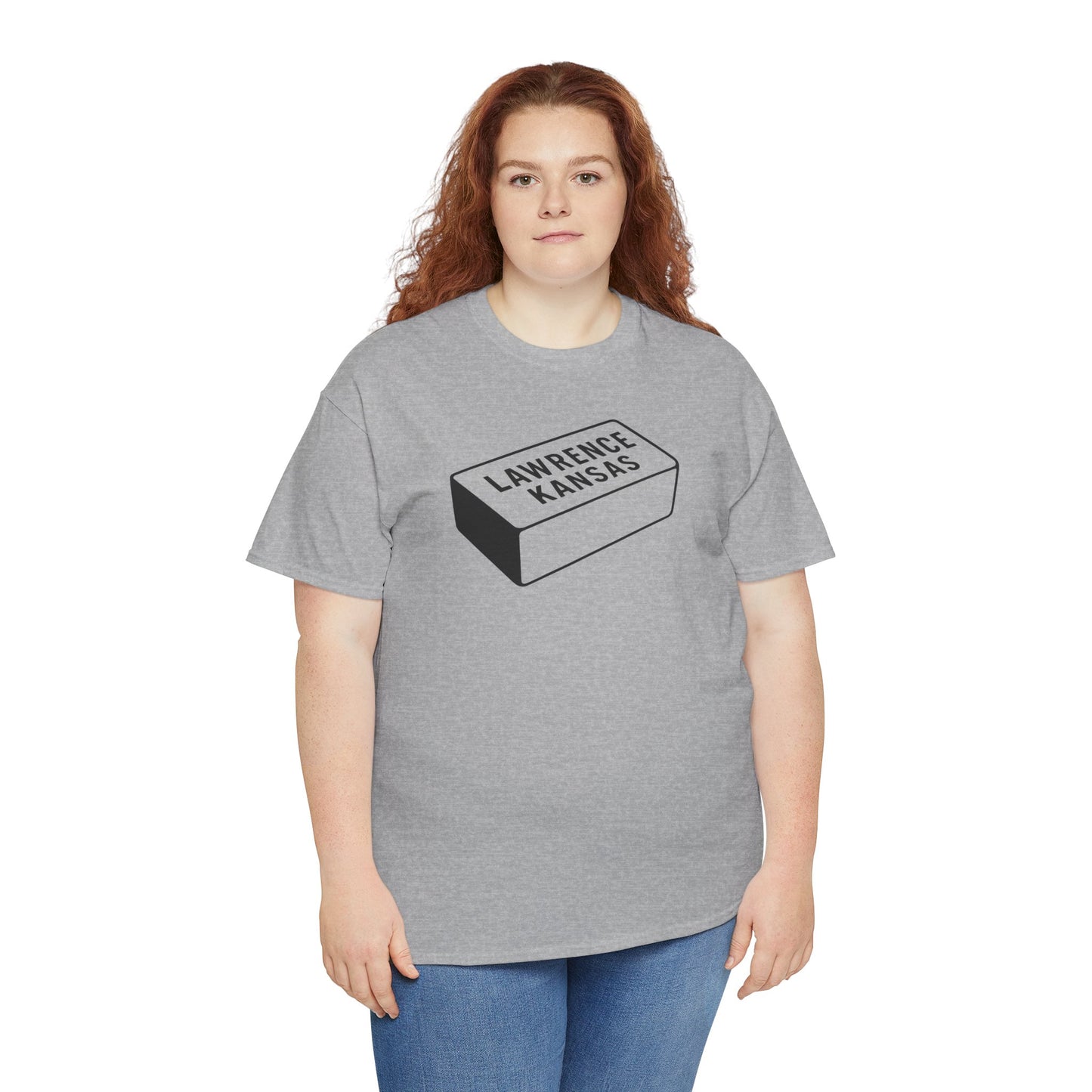 Lawrence Kansas Brick Tee - Small Logo