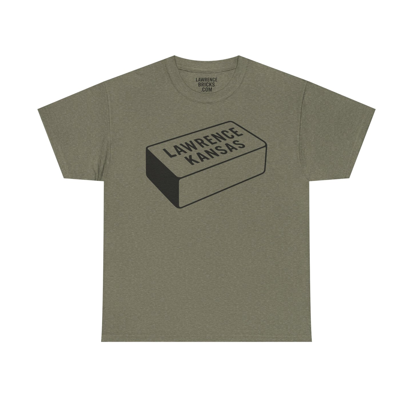 Lawrence Kansas Brick Tee - Large Logo