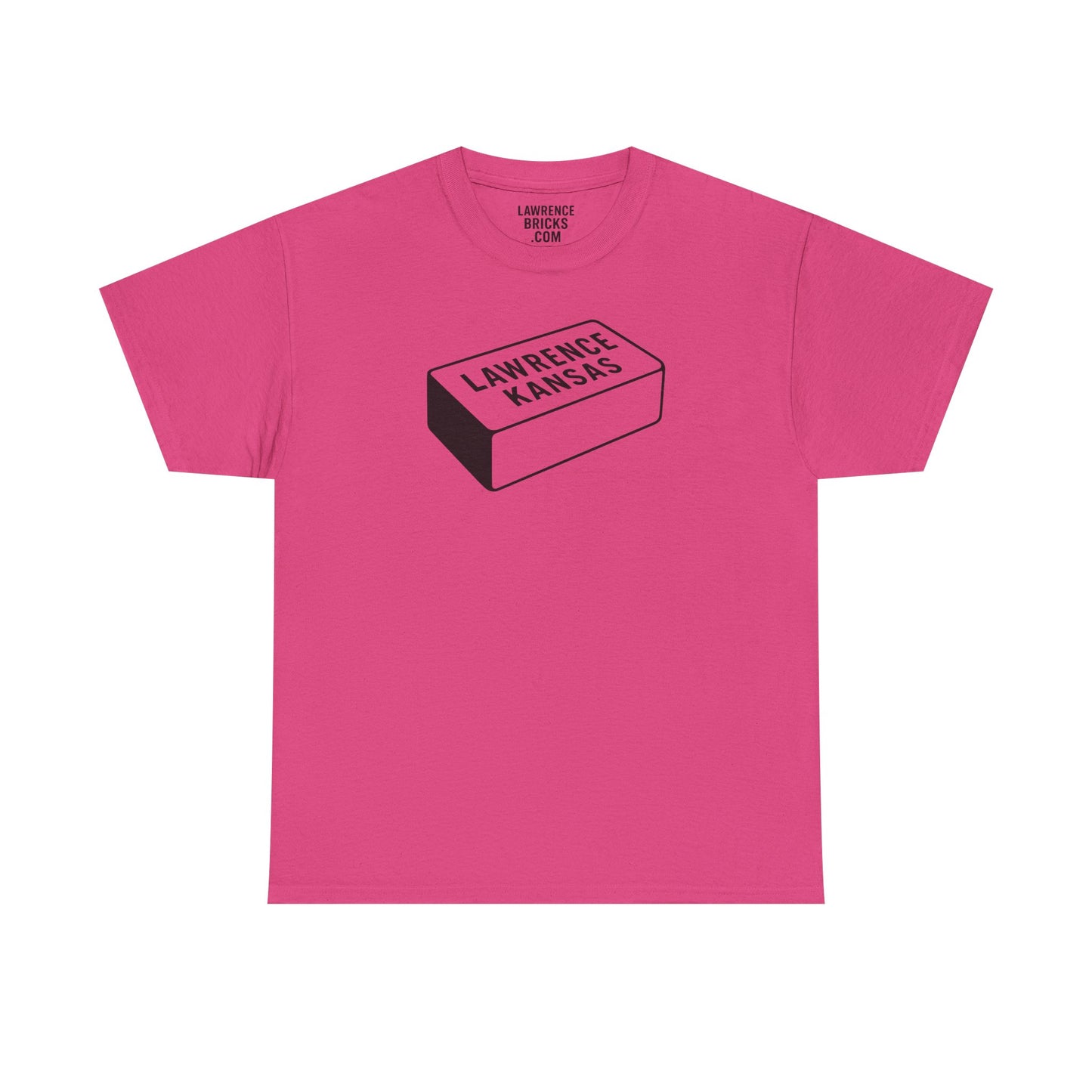 Lawrence Kansas Brick Tee - Small Logo