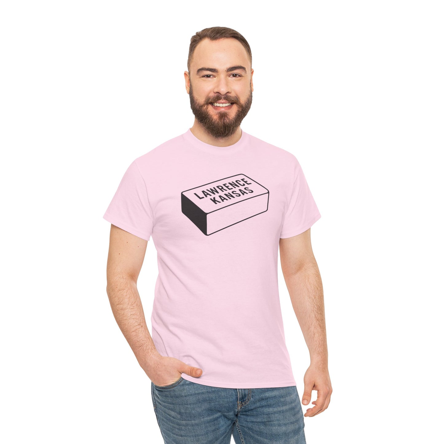 Lawrence Kansas Brick Tee - Small Logo