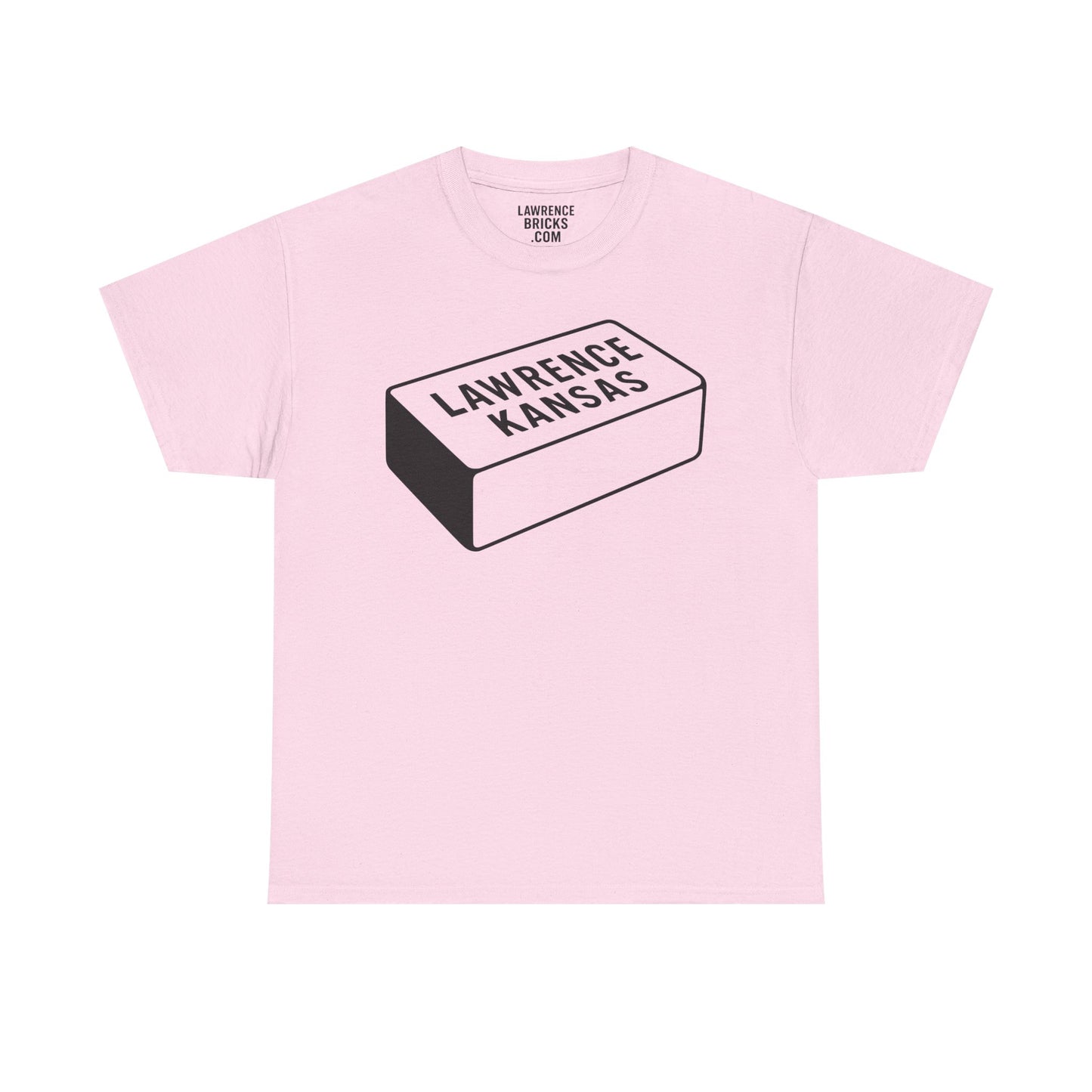 Lawrence Kansas Brick Tee - Large Logo