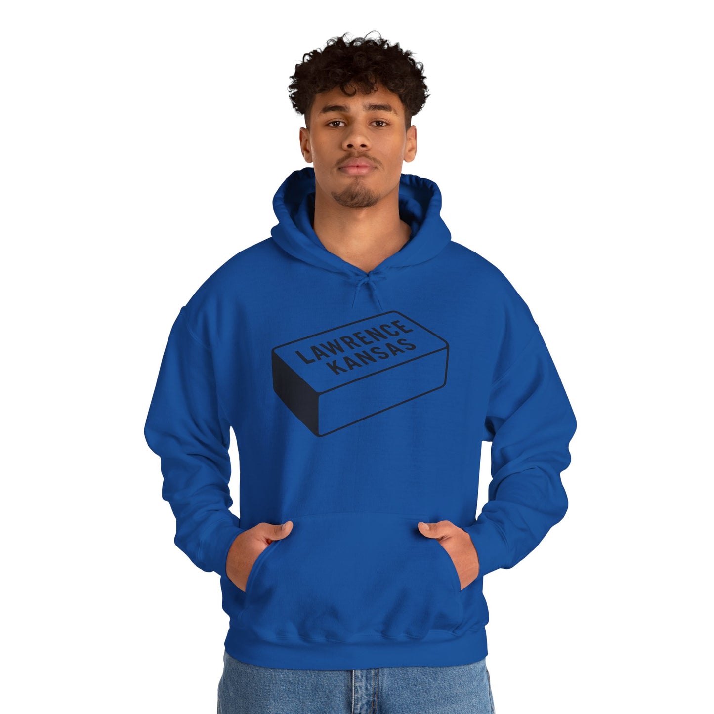 Lawrence Kansas Hoodie - Large Logo