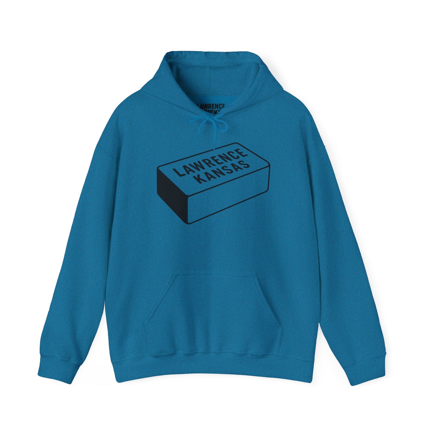 Lawrence Kansas Hoodie - Large Logo