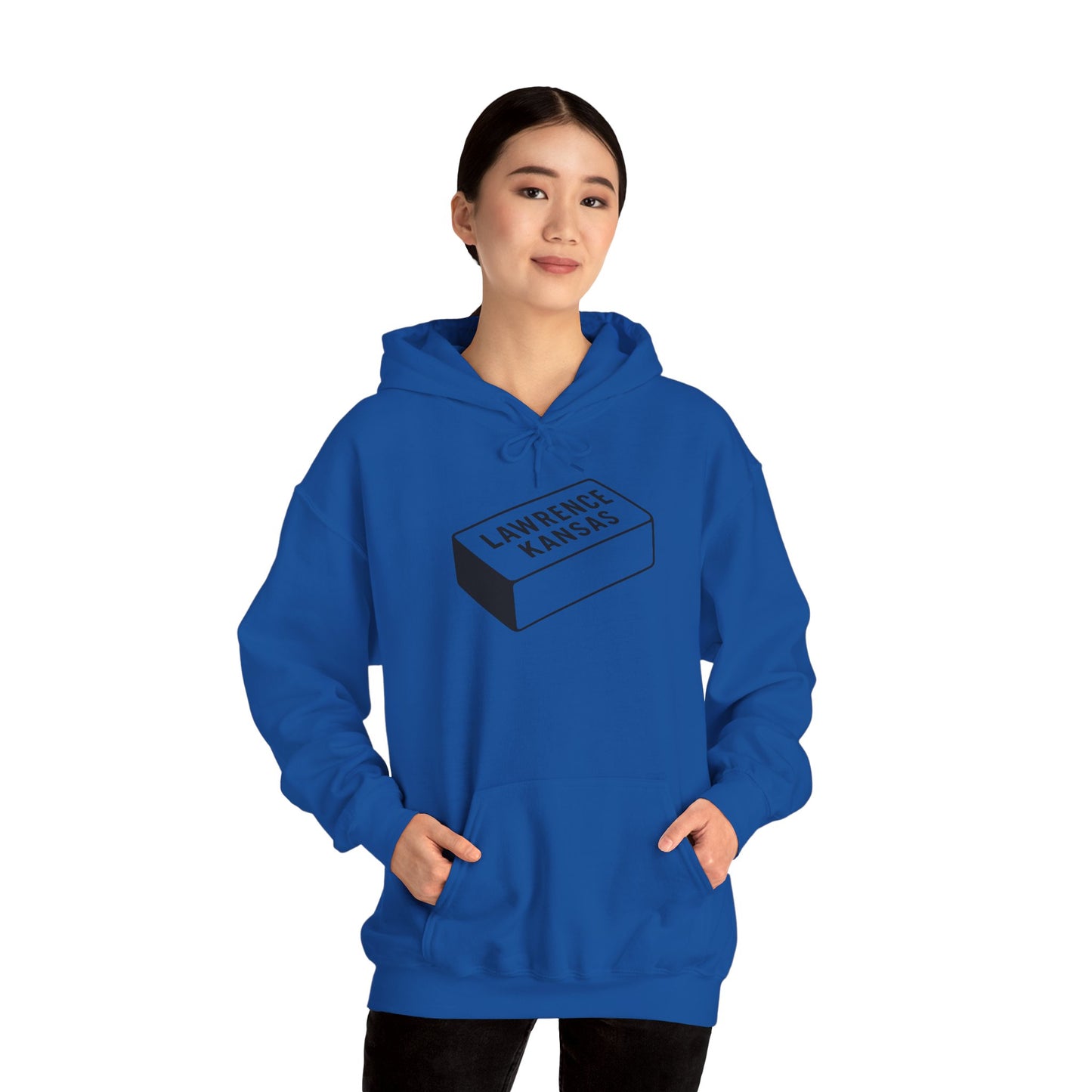 Lawrence Kansas Hoodie - Small Logo
