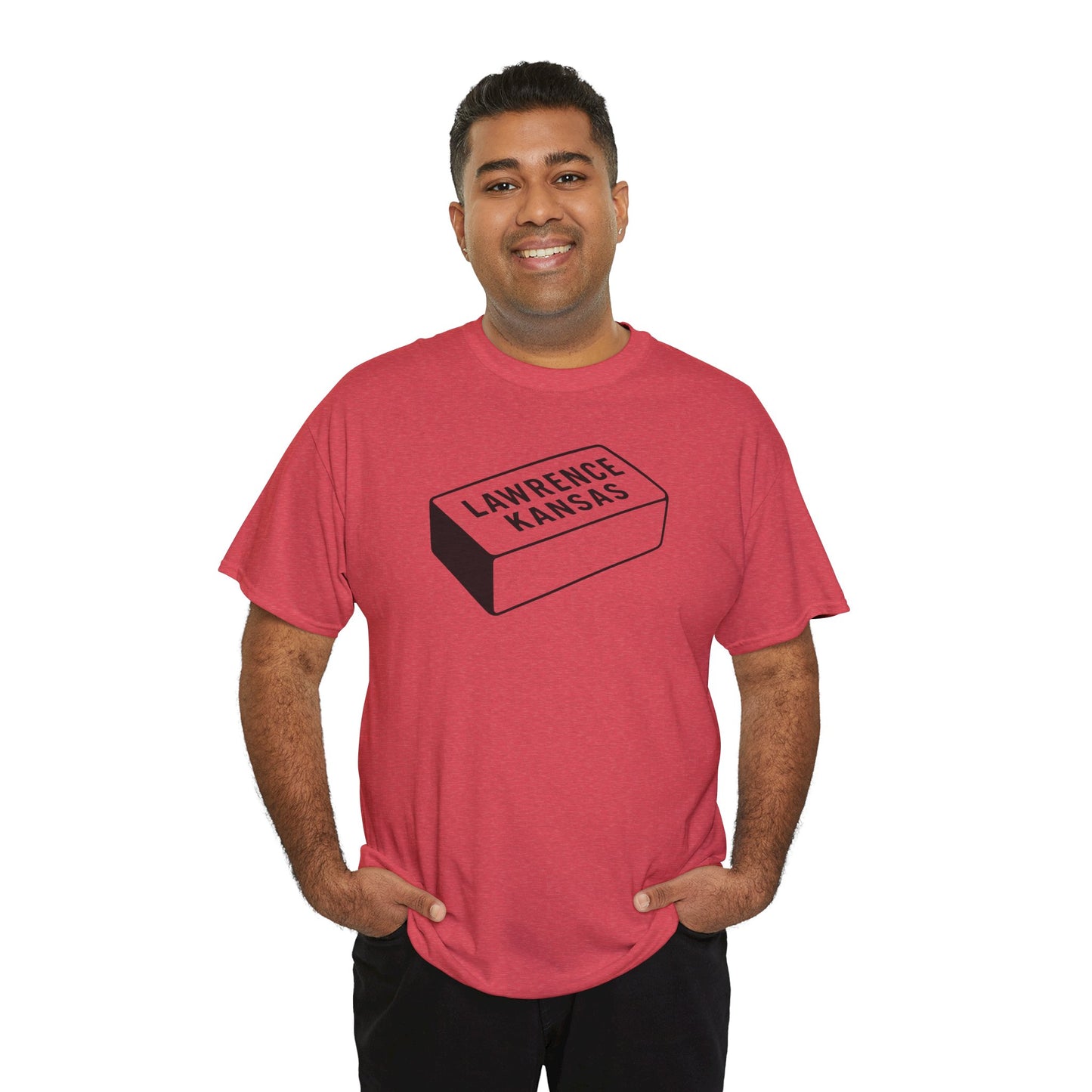 Lawrence Kansas Brick Tee - Small Logo
