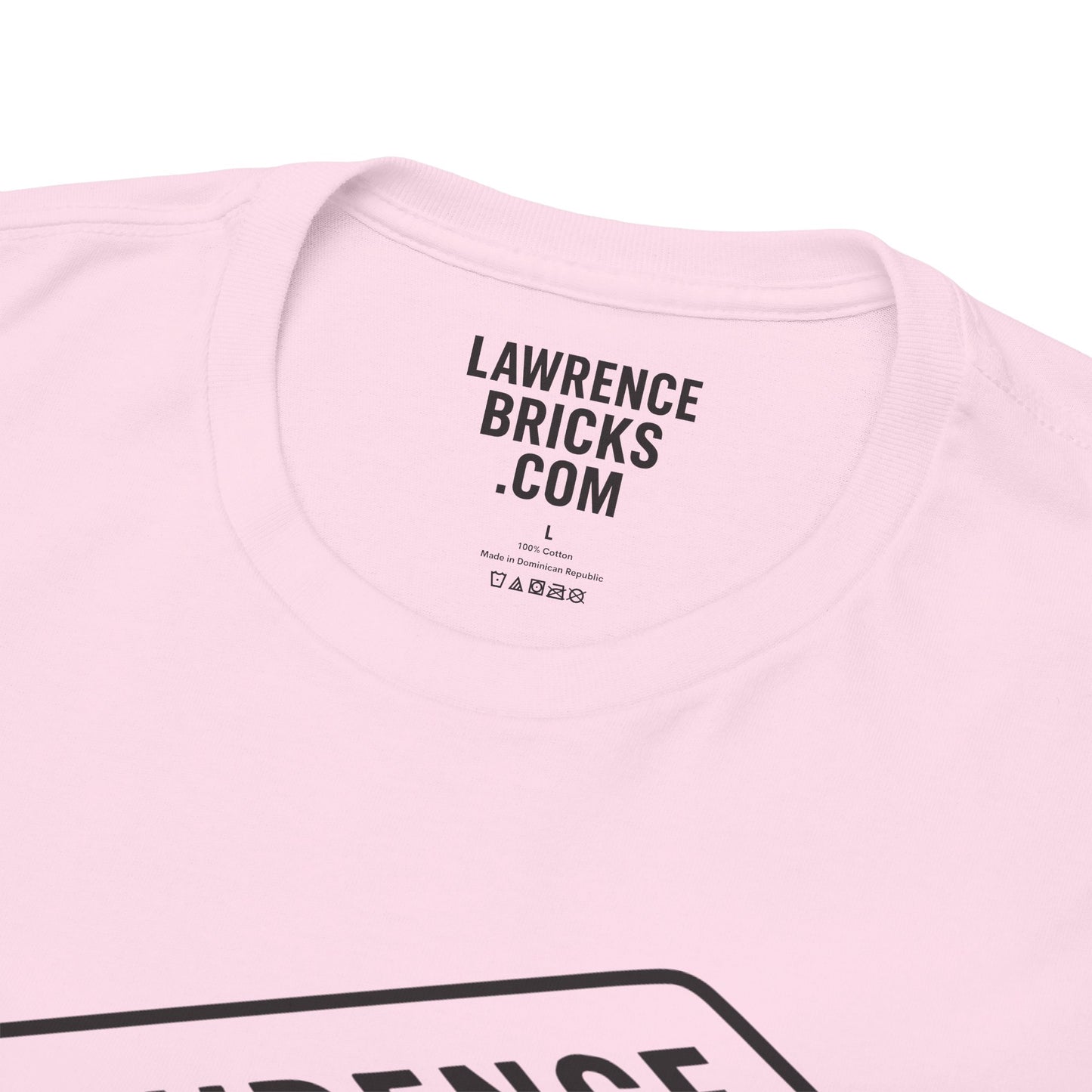 Lawrence Kansas Brick Tee - Large Logo