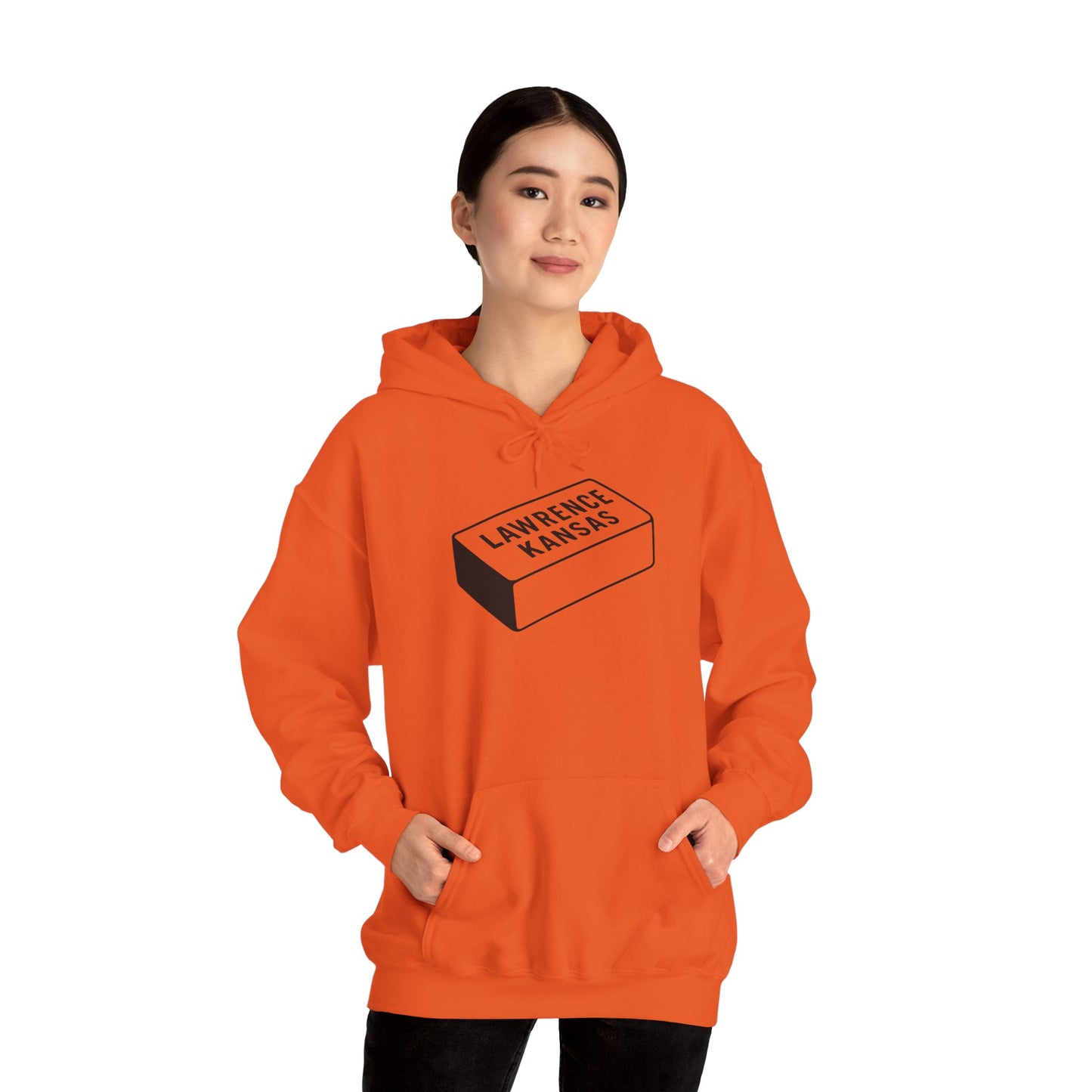 Lawrence Kansas Hoodie - Small Logo