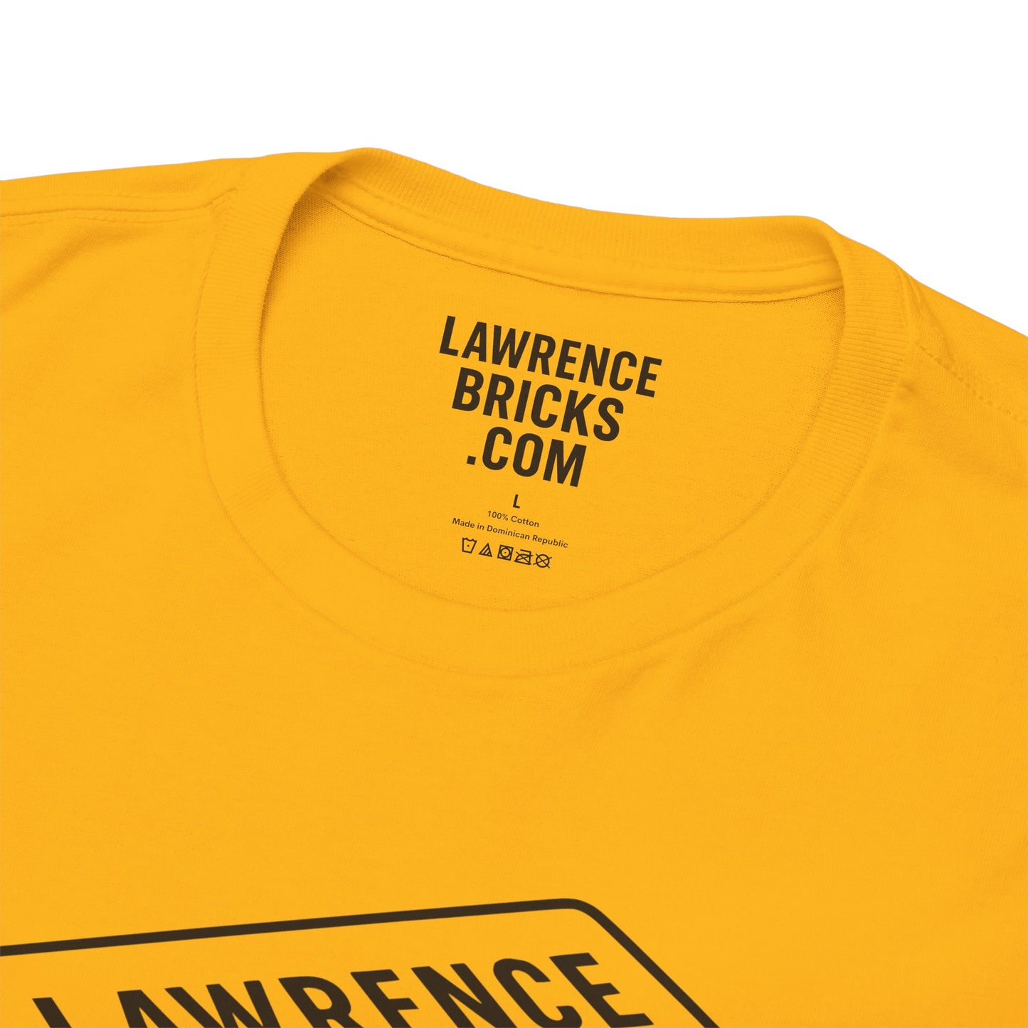 Lawrence Kansas Brick Tee - Small Logo