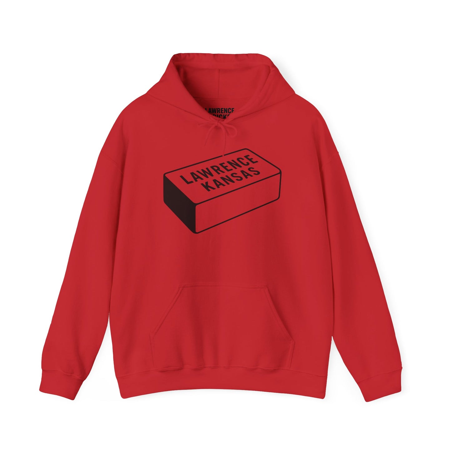 Lawrence Kansas Hoodie - Large Logo