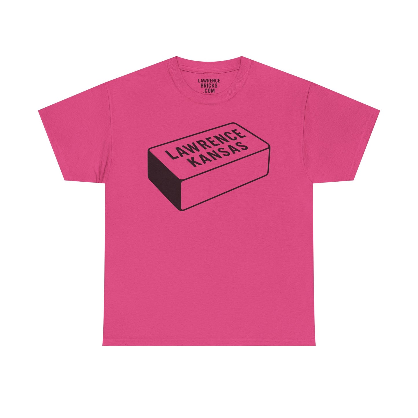 Lawrence Kansas Brick Tee - Large Logo