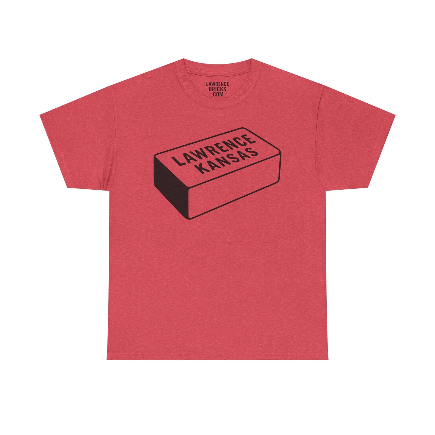 Lawrence Kansas Brick Tee - Large Logo