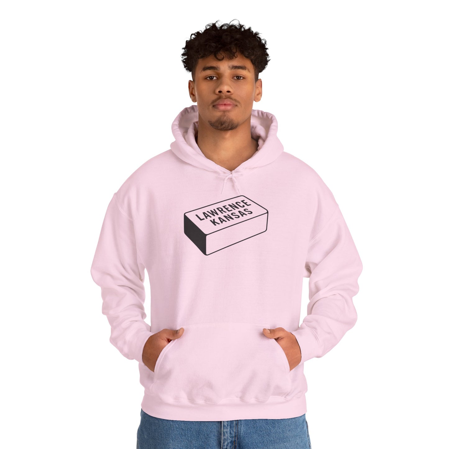 Lawrence Kansas Hoodie - Small Logo