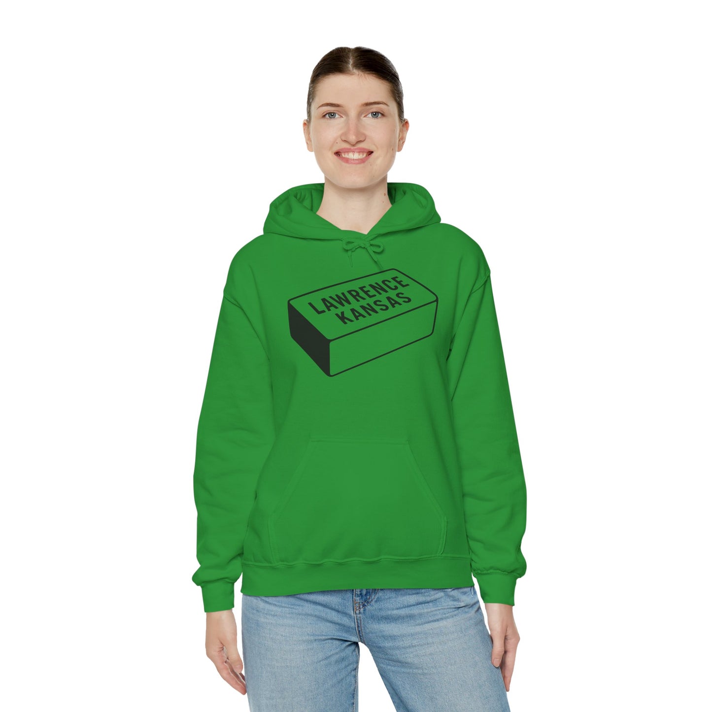 Lawrence Kansas Hoodie - Large Logo