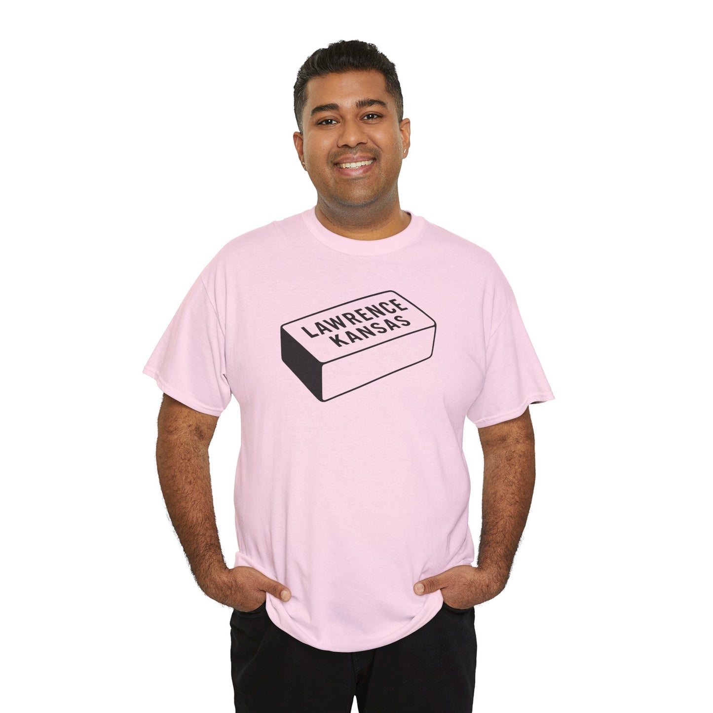 Lawrence Kansas Brick Tee - Small Logo