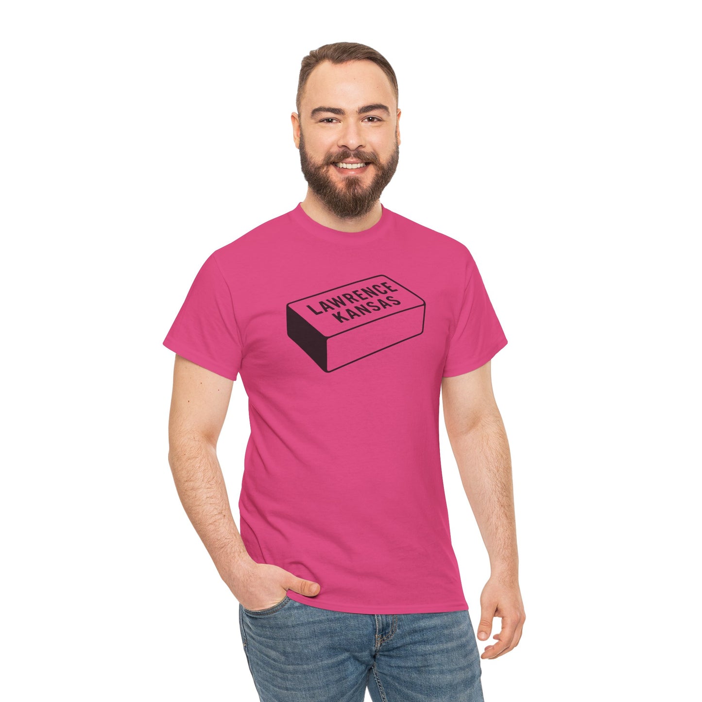 Lawrence Kansas Brick Tee - Small Logo