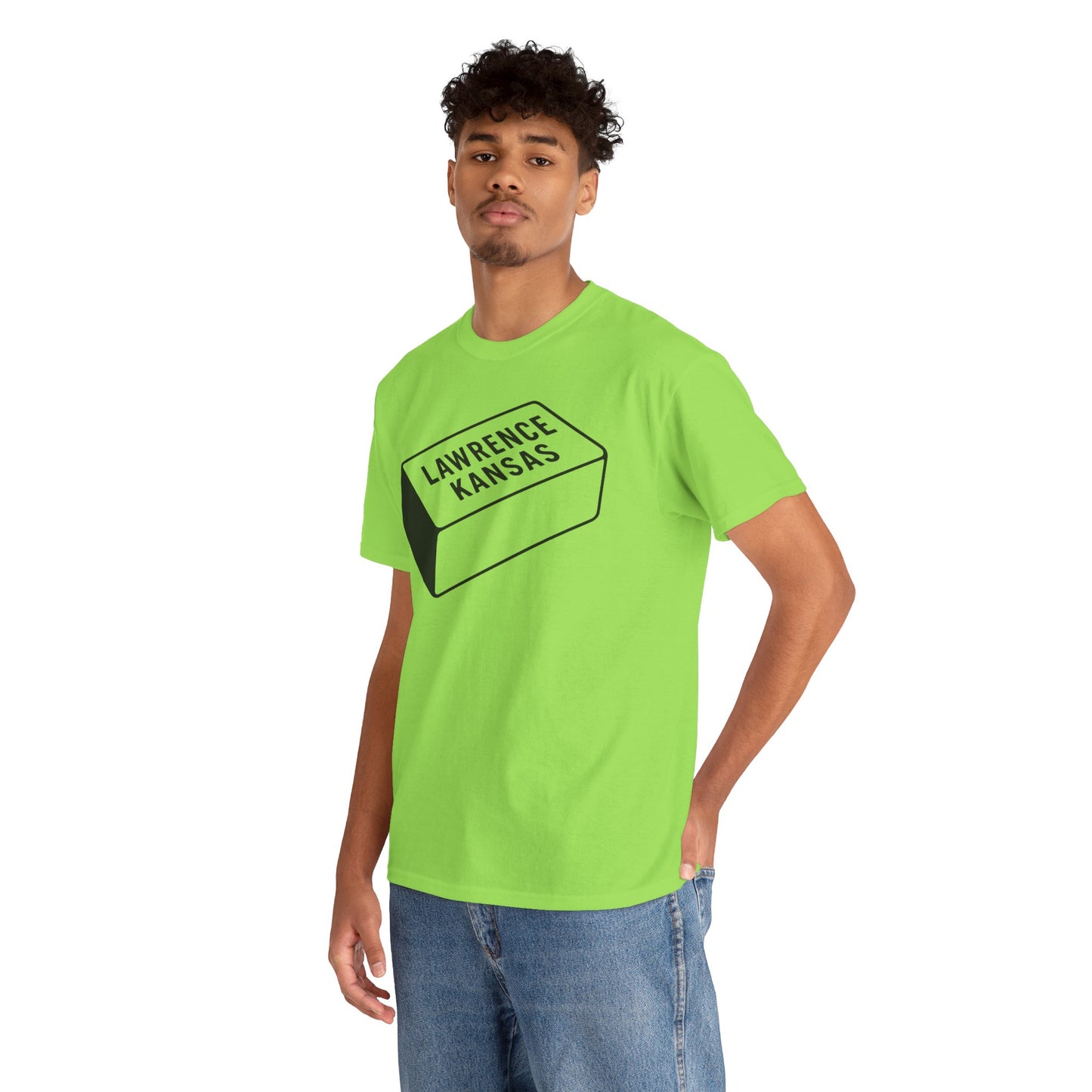 Lawrence Kansas Brick Tee - Large Logo