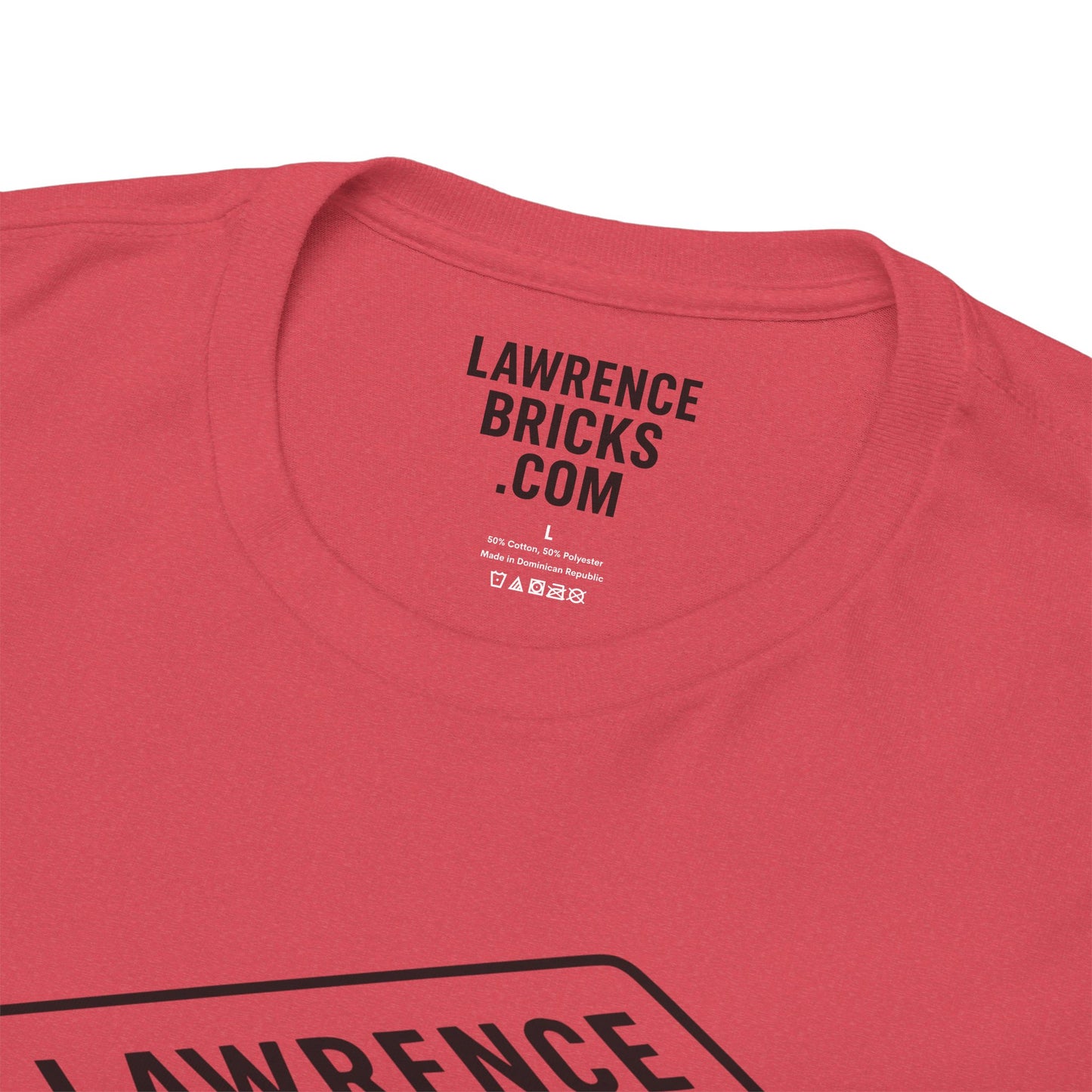 Lawrence Kansas Brick Tee - Small Logo