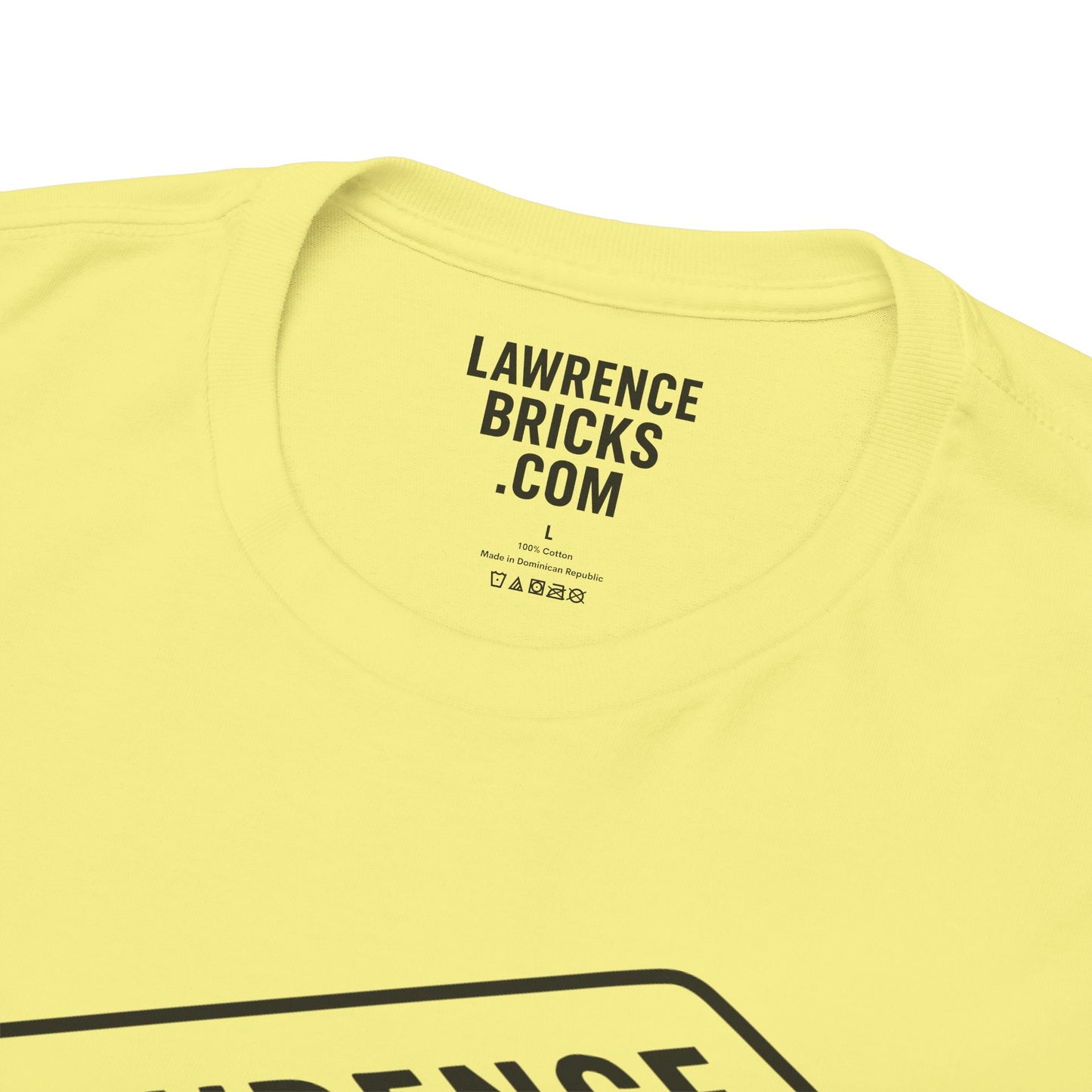 Lawrence Kansas Brick Tee - Large Logo