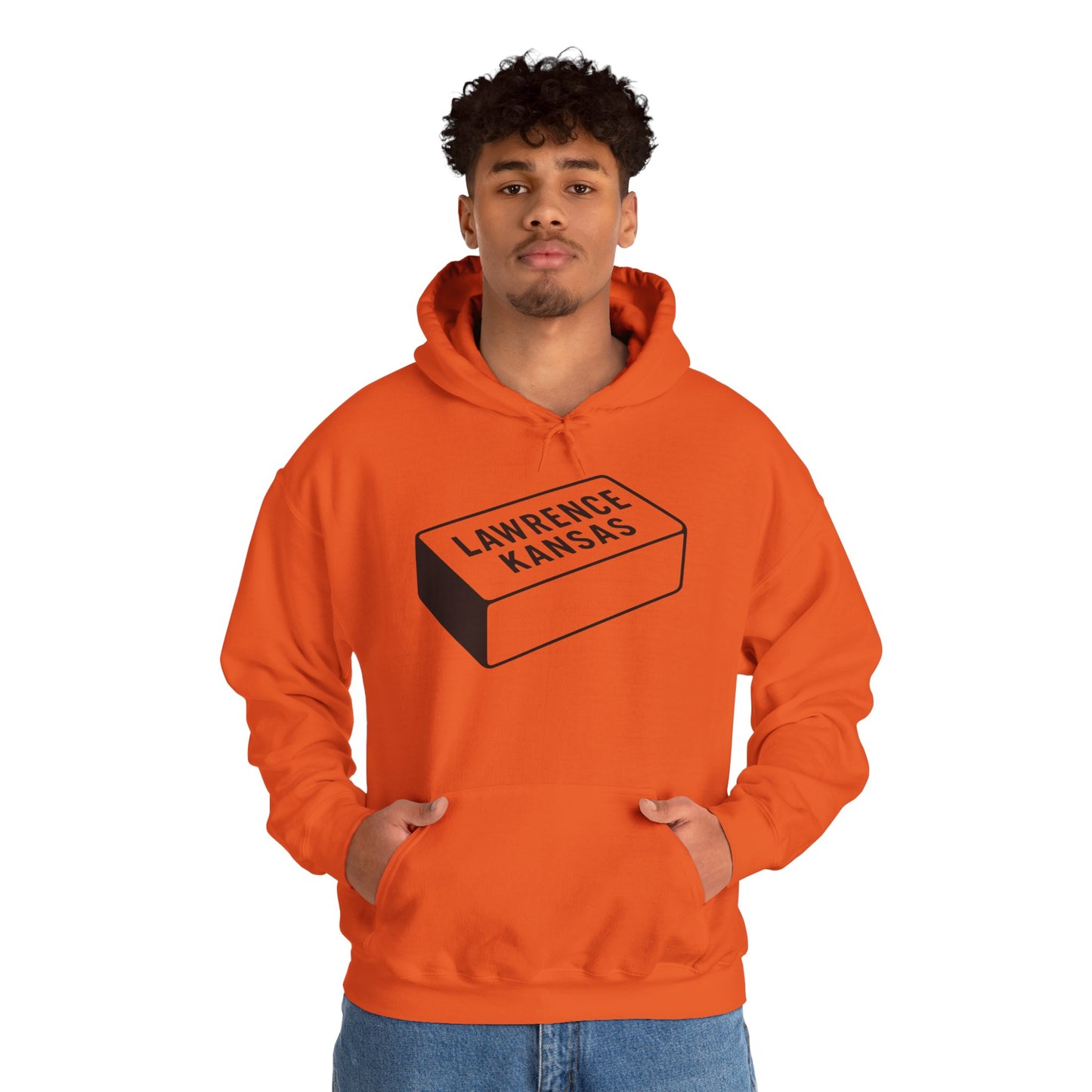 Lawrence Kansas Hoodie - Large Logo