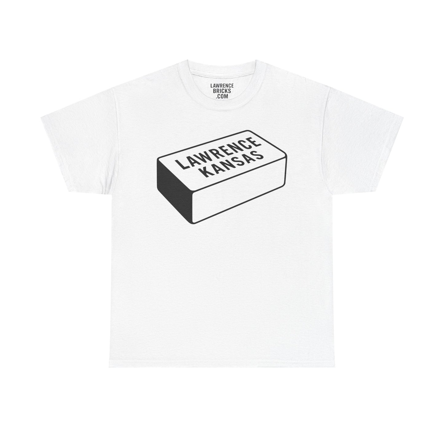 Lawrence Kansas Brick Tee - Large Logo