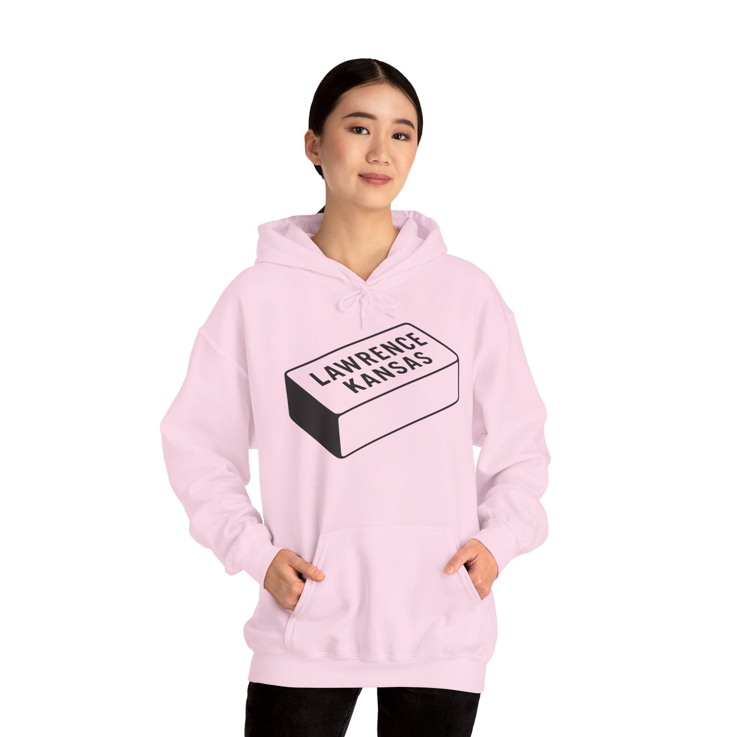 Lawrence Kansas Hoodie - Large Logo