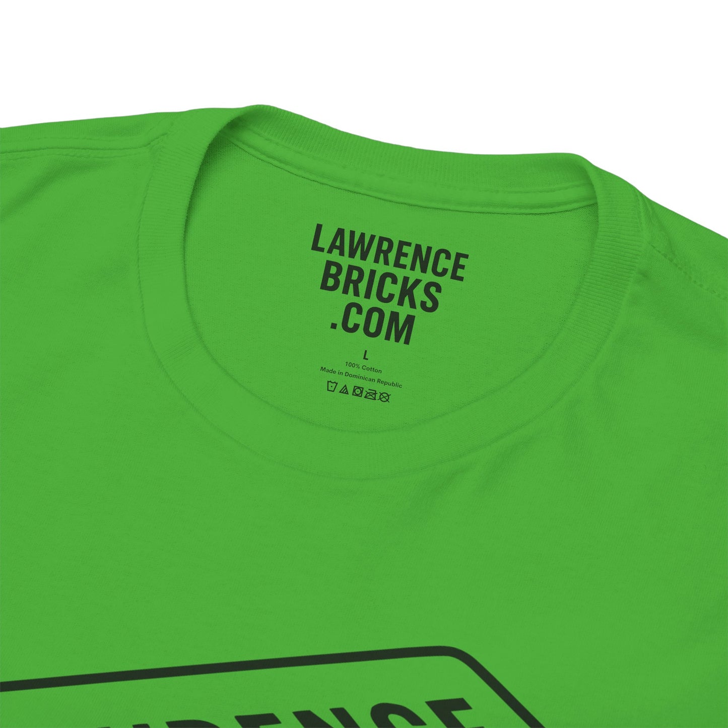 Lawrence Kansas Brick Tee - Large Logo