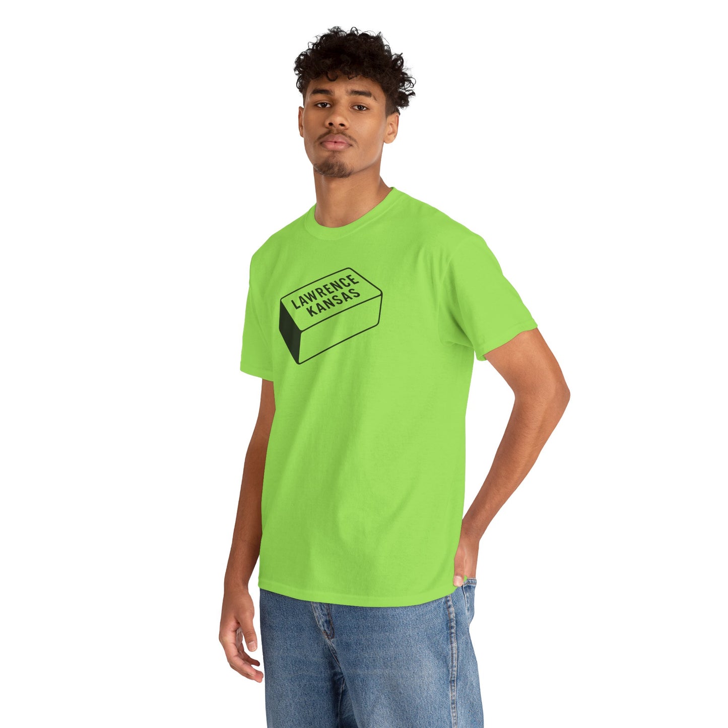 Lawrence Kansas Brick Tee - Small Logo