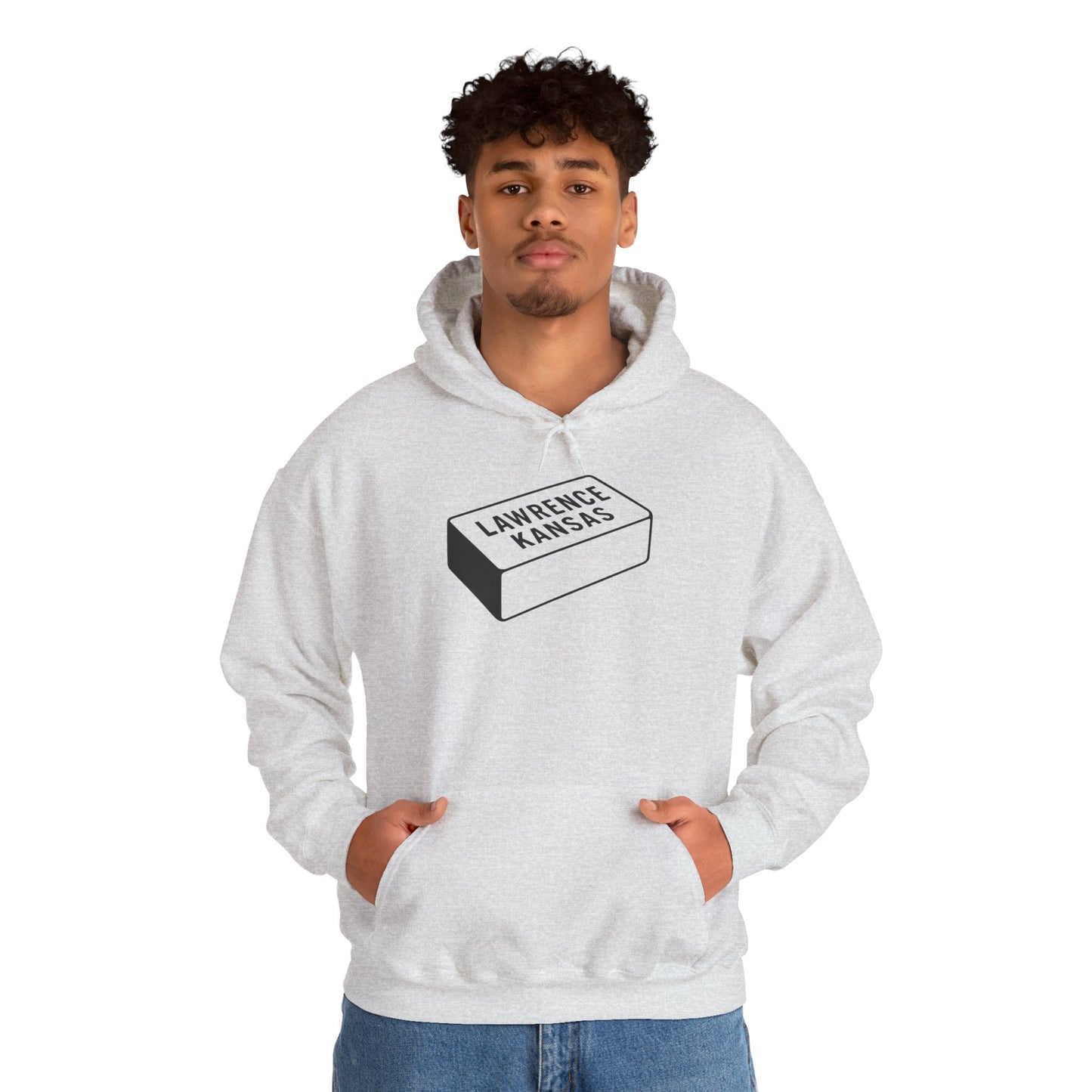 Lawrence Kansas Hoodie - Small Logo