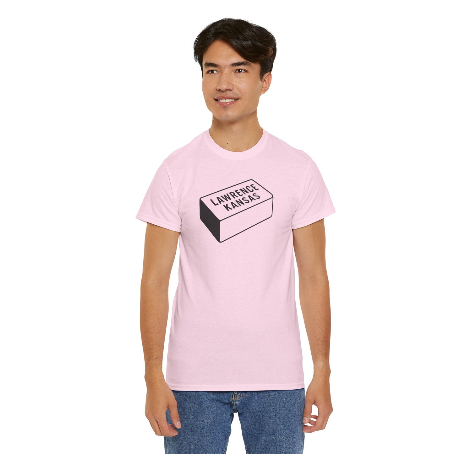 Lawrence Kansas Brick Tee - Small Logo