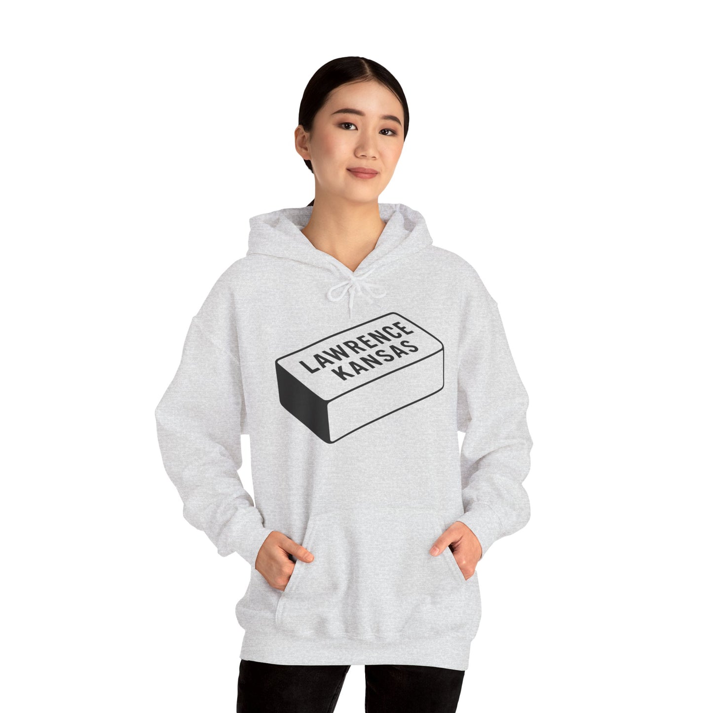 Lawrence Kansas Hoodie - Large Logo
