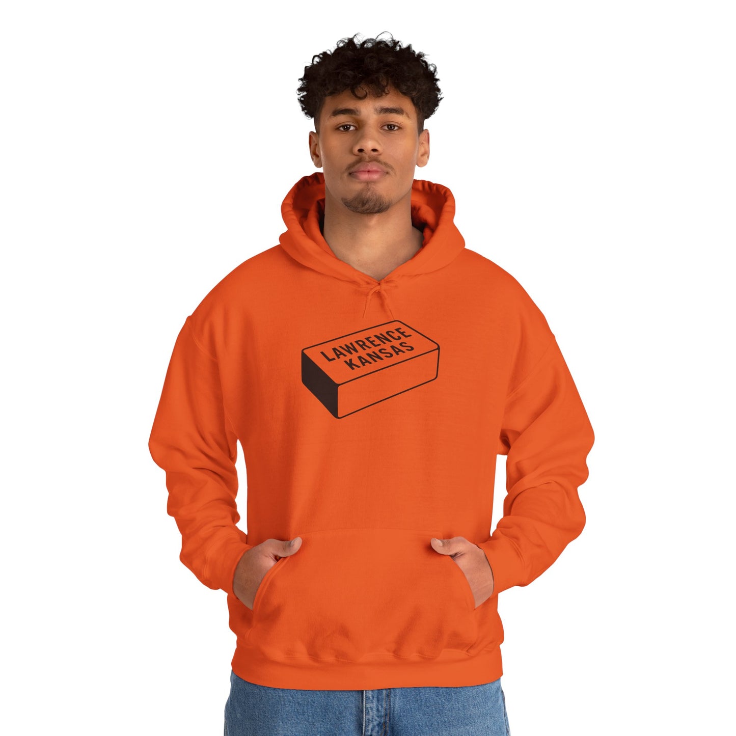 Lawrence Kansas Hoodie - Small Logo