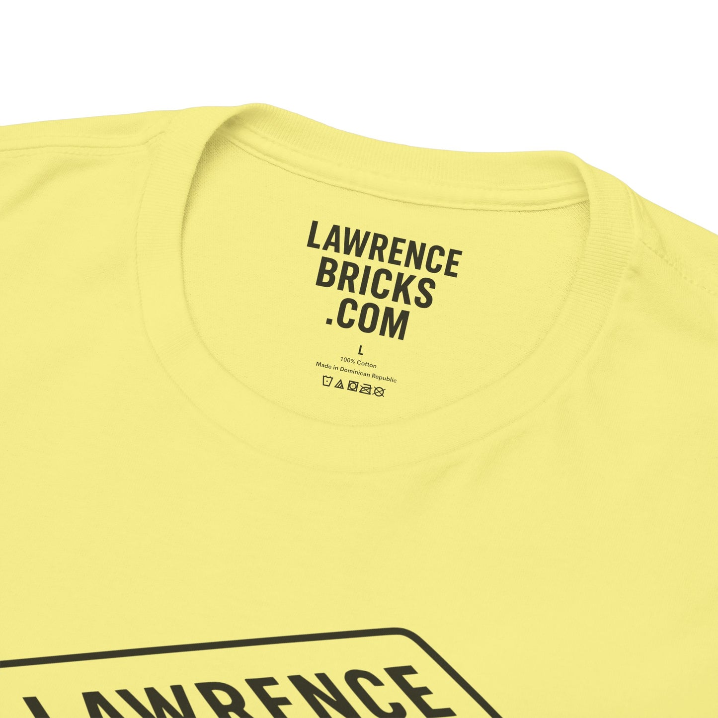 Lawrence Kansas Brick Tee - Small Logo